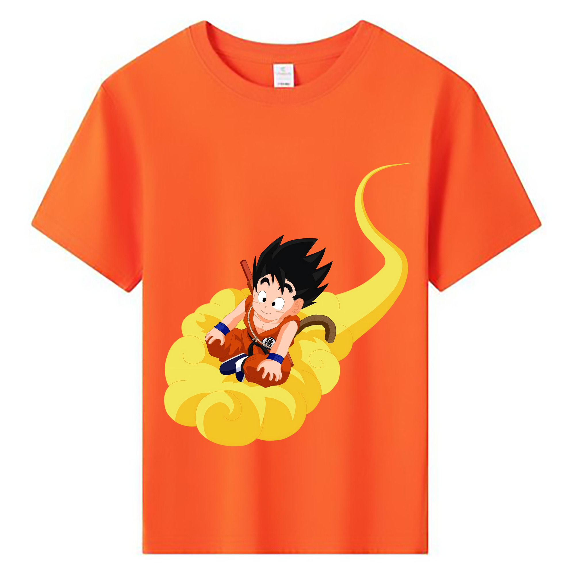 （画像用） ドラゴンボール 孫悟空（そん ごくう）Son Goku カカロット DRAGON BALL Kakarotto 綿100％キッズTシャツ（フロントプリント）