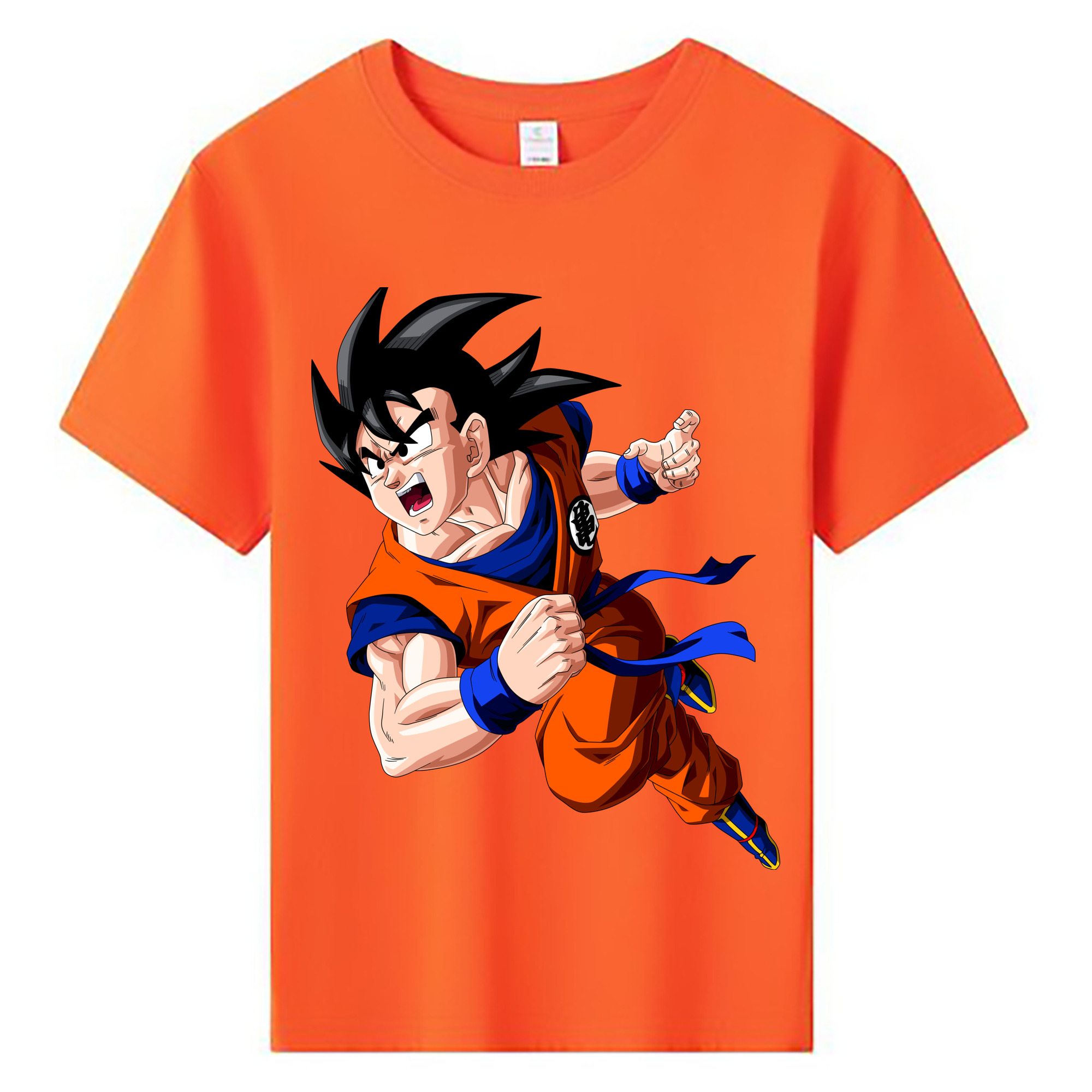 （画像用） ドラゴンボール 孫悟空（そん ごくう）Son Goku カカロット DRAGON BALL Kakarotto 綿100％キッズTシャツ（フロントプリント）