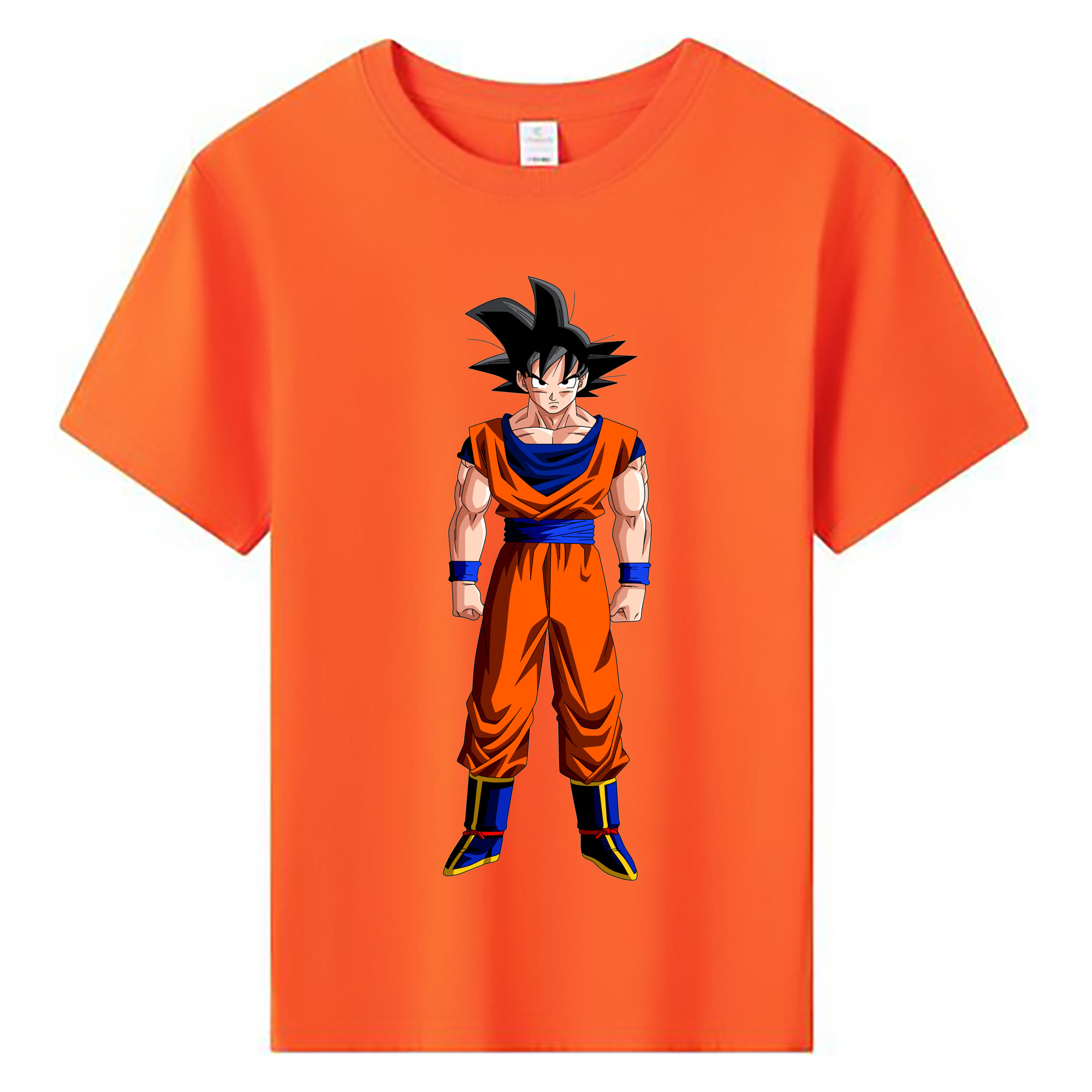（画像用） ドラゴンボール 孫悟空（そん ごくう）Son Goku カカロット DRAGON BALL Kakarotto 綿100％キッズTシャツ（フロントプリント）