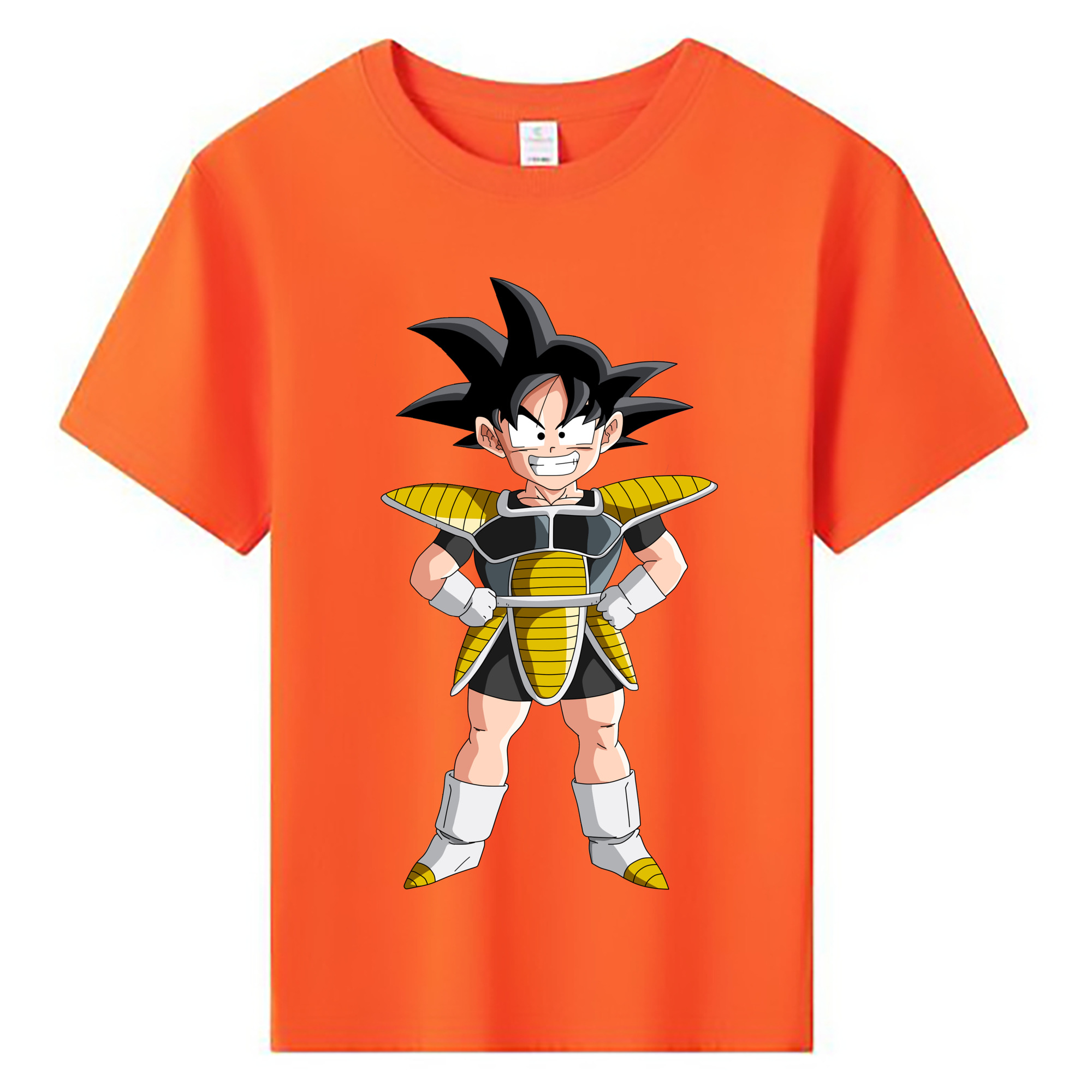 （画像用） ドラゴンボール 孫悟空（そん ごくう）Son Goku カカロット DRAGON BALL Kakarotto 綿100％キッズTシャツ（フロントプリント）