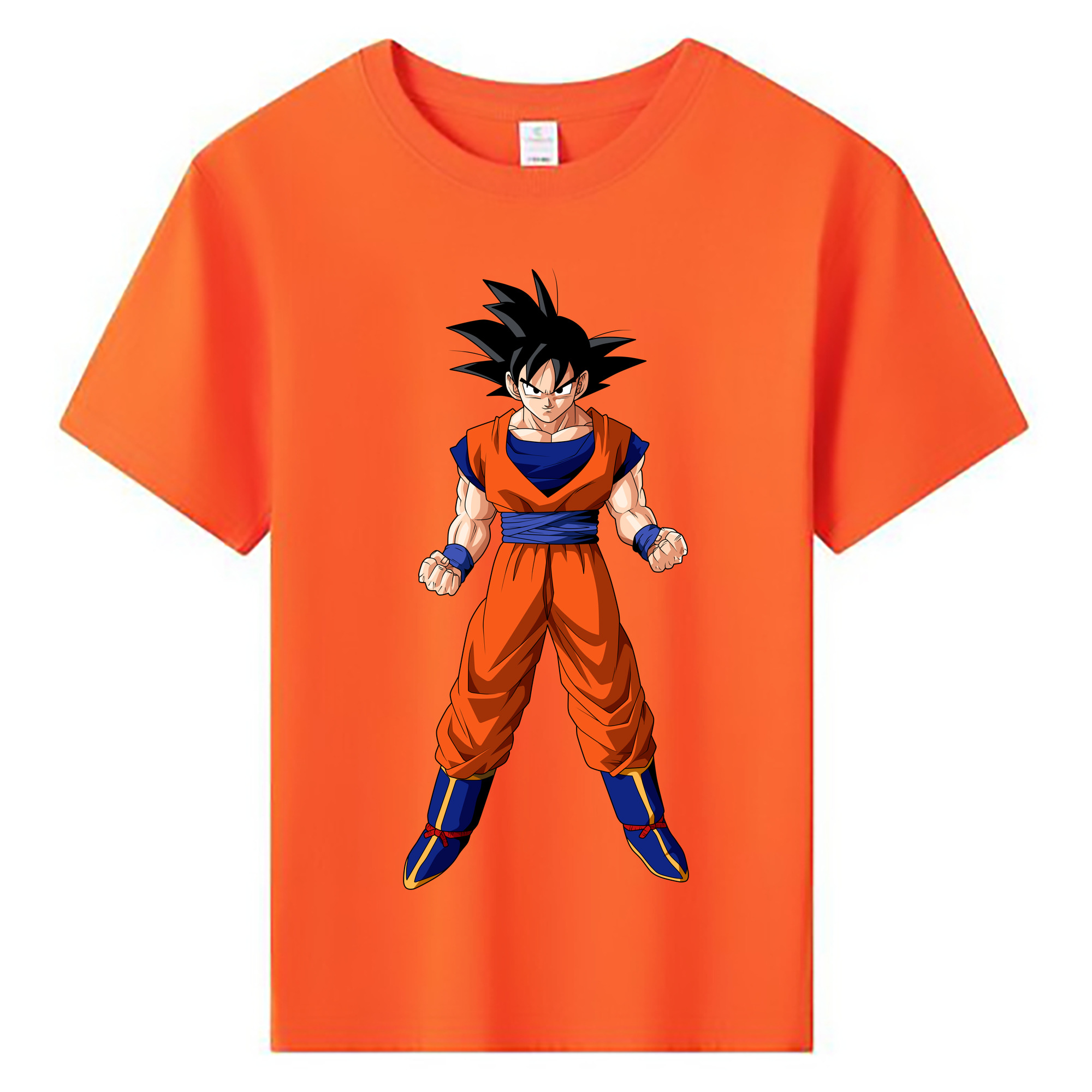 （画像用） ドラゴンボール 孫悟空（そん ごくう）Son Goku カカロット DRAGON BALL Kakarotto 綿100％キッズTシャツ（フロントプリント）
