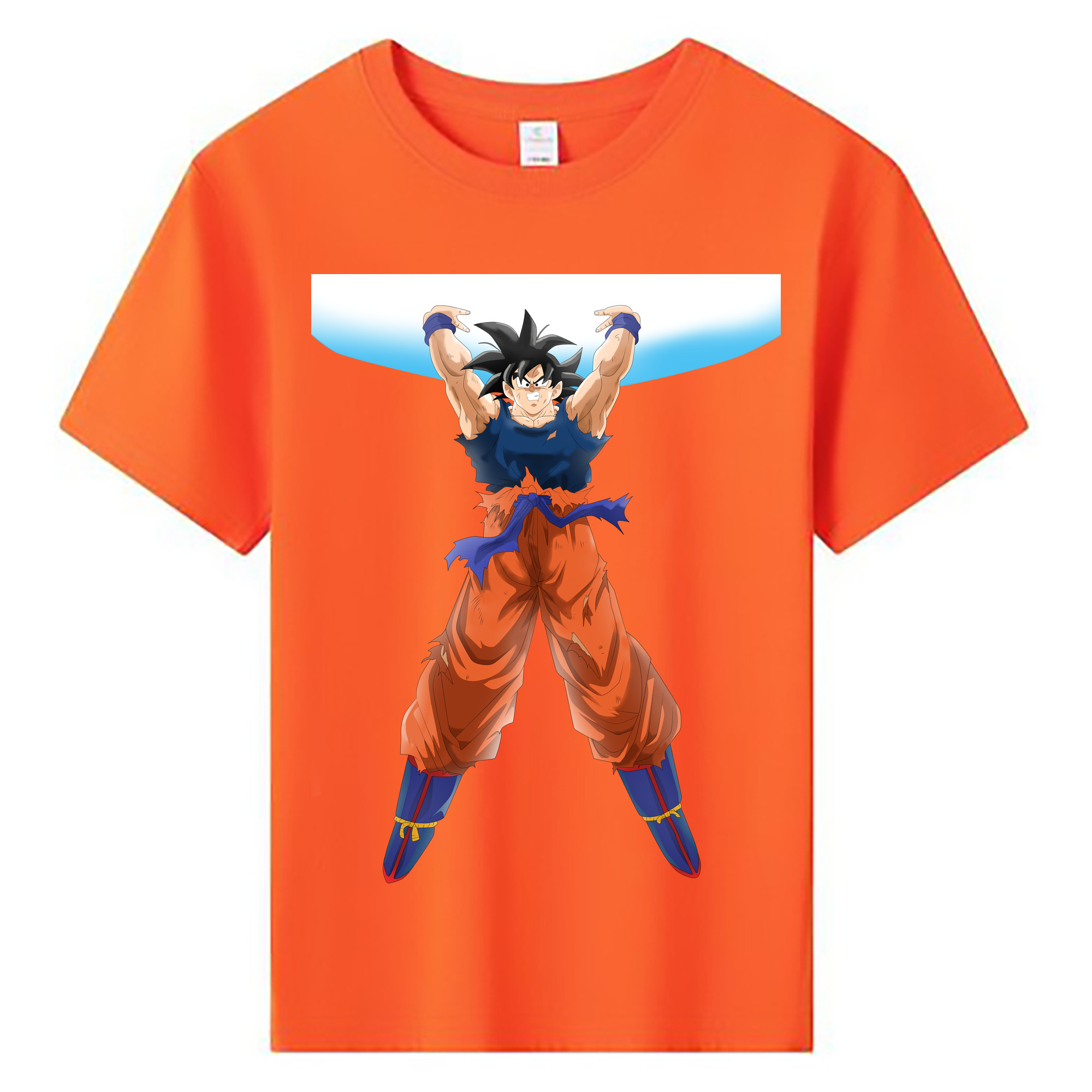 （画像用） ドラゴンボール 孫悟空（そん ごくう）Son Goku カカロット DRAGON BALL Kakarotto 綿100％キッズTシャツ（フロントプリント）