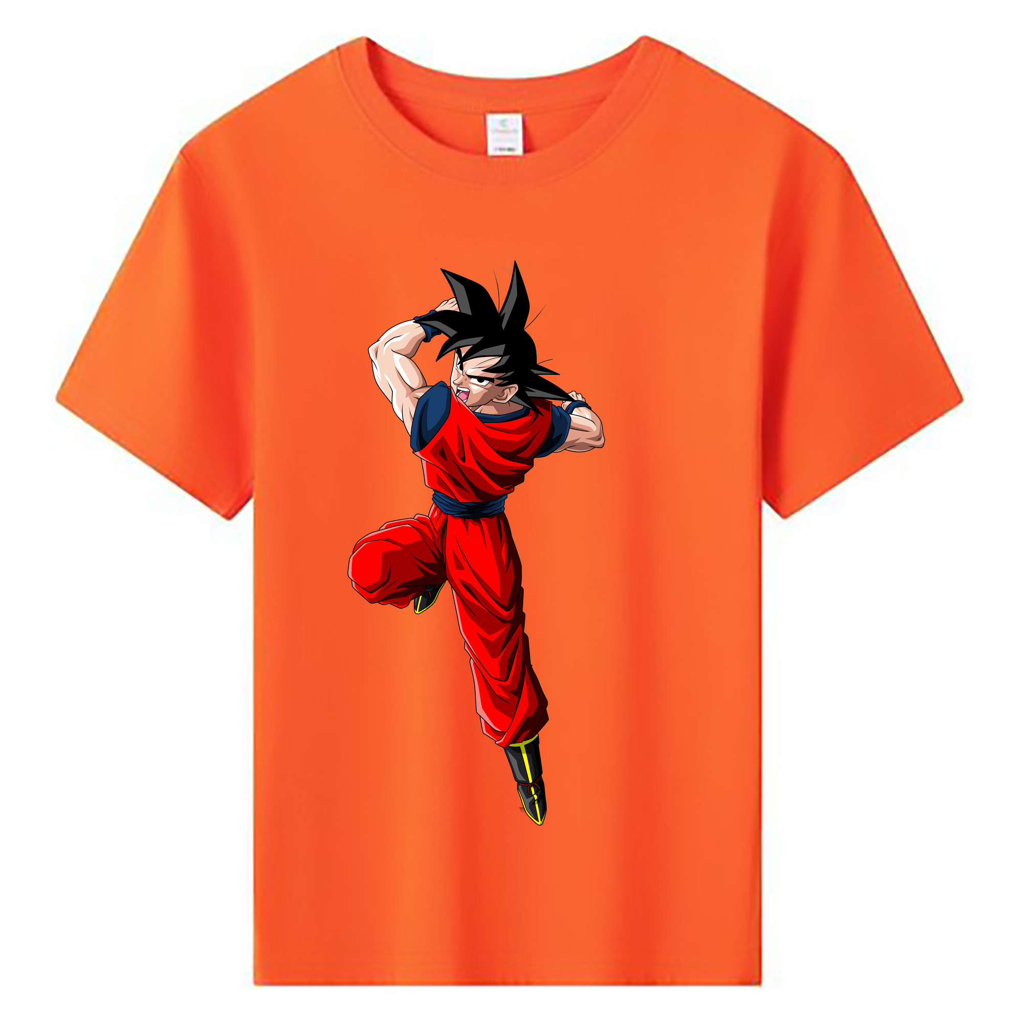 （画像用） ドラゴンボール 孫悟空（そん ごくう）Son Goku カカロット DRAGON BALL Kakarotto 綿100％キッズTシャツ（フロントプリント）