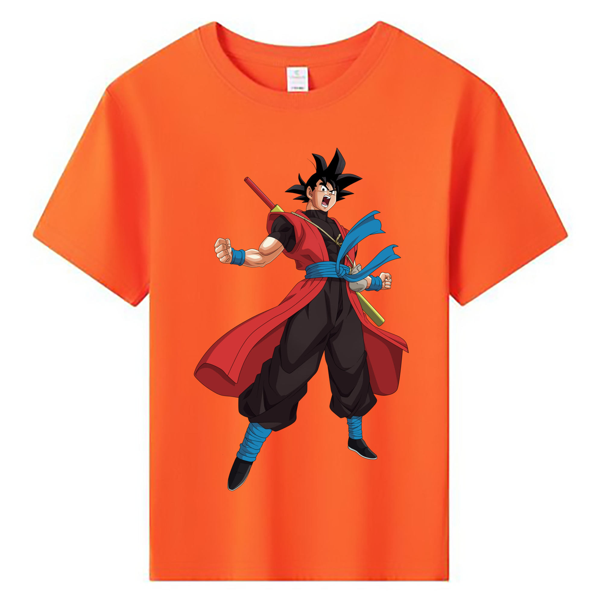 （画像用） ドラゴンボール 孫悟空（そん ごくう）Son Goku カカロット DRAGON BALL Kakarotto 綿100％キッズTシャツ（フロントプリント）