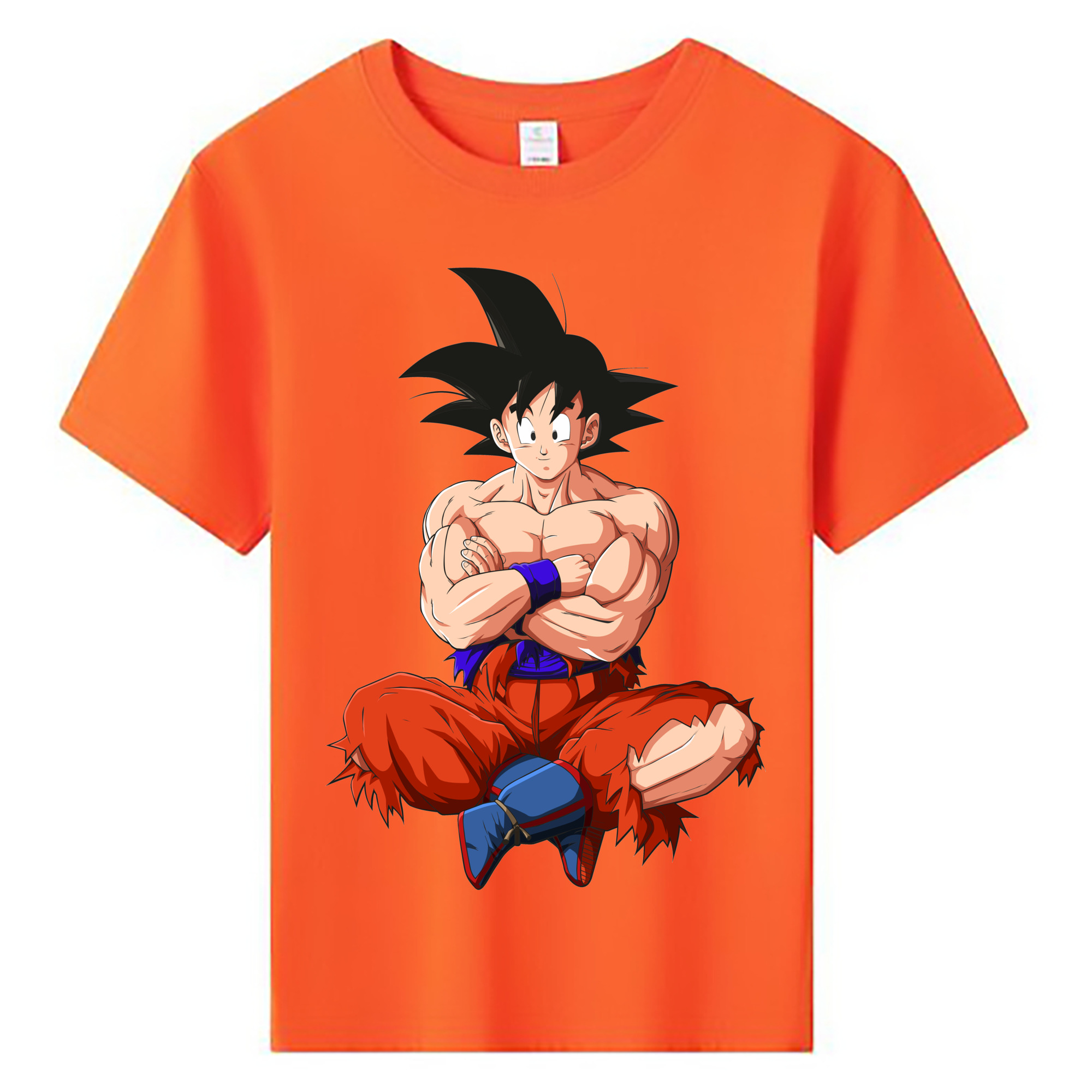 （画像用） ドラゴンボール 孫悟空（そん ごくう）Son Goku カカロット DRAGON BALL Kakarotto 綿100％キッズTシャツ（フロントプリント）