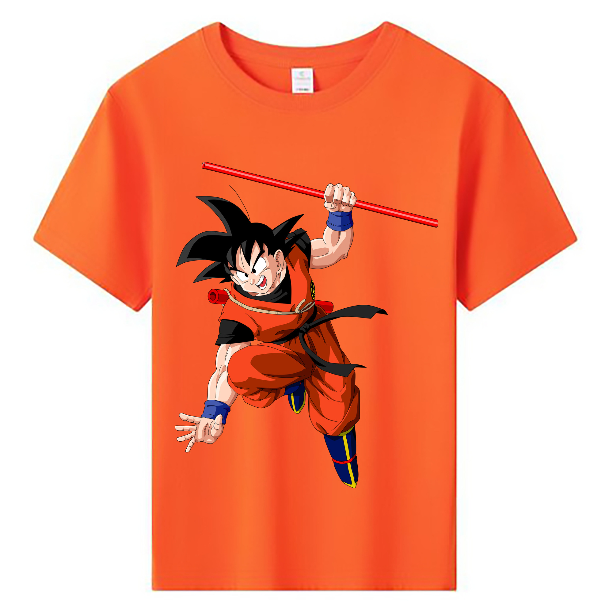 （画像用） ドラゴンボール 孫悟空（そん ごくう）Son Goku カカロット DRAGON BALL Kakarotto 綿100％キッズTシャツ（フロントプリント）