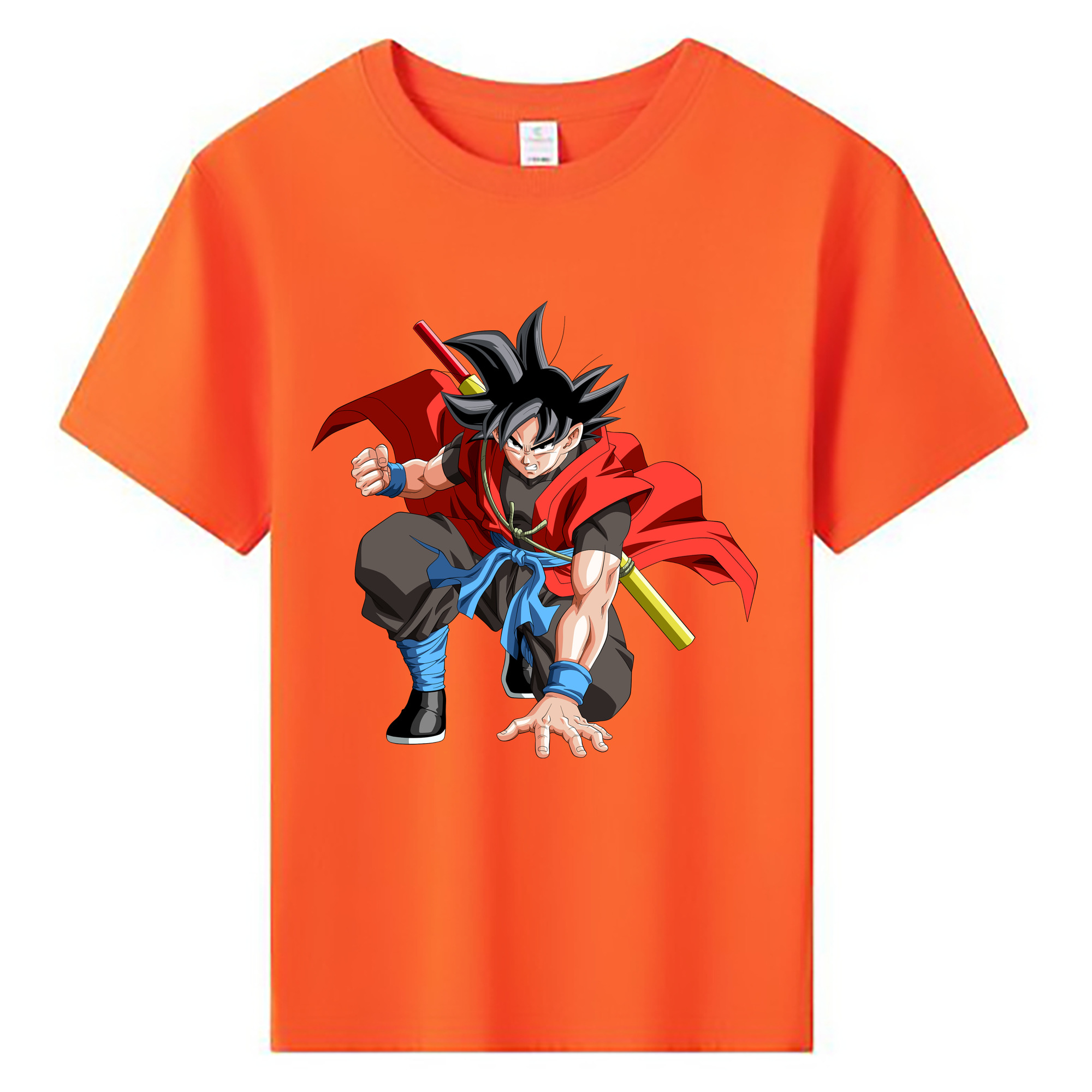（画像用） ドラゴンボール 孫悟空（そん ごくう）Son Goku カカロット DRAGON BALL Kakarotto 綿100％キッズTシャツ（フロントプリント）