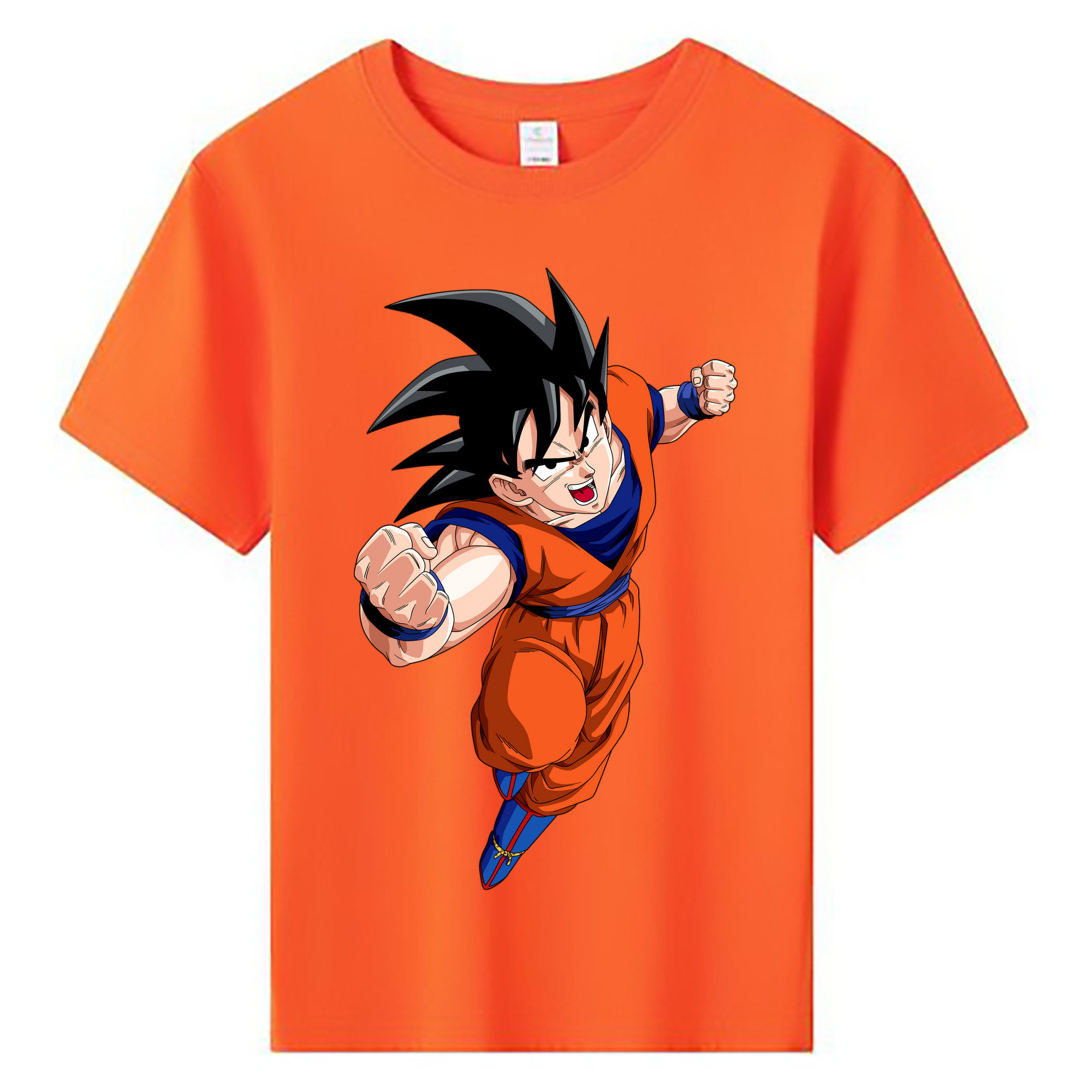 （画像用） ドラゴンボール 孫悟空（そん ごくう）Son Goku カカロット DRAGON BALL Kakarotto 綿100％キッズTシャツ（フロントプリント）