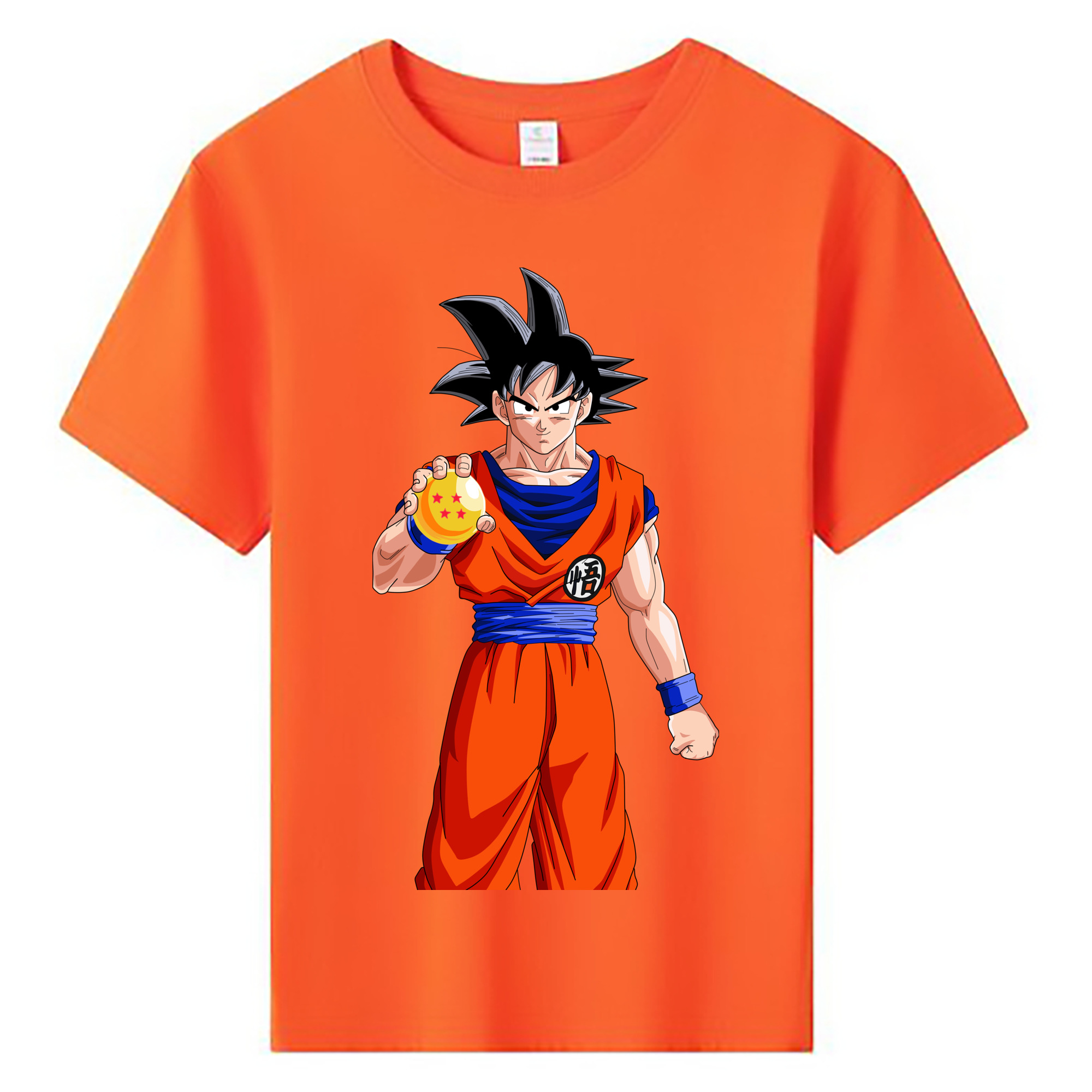 （画像用） ドラゴンボール 孫悟空（そん ごくう）Son Goku カカロット DRAGON BALL Kakarotto 綿100％キッズTシャツ（フロントプリント）