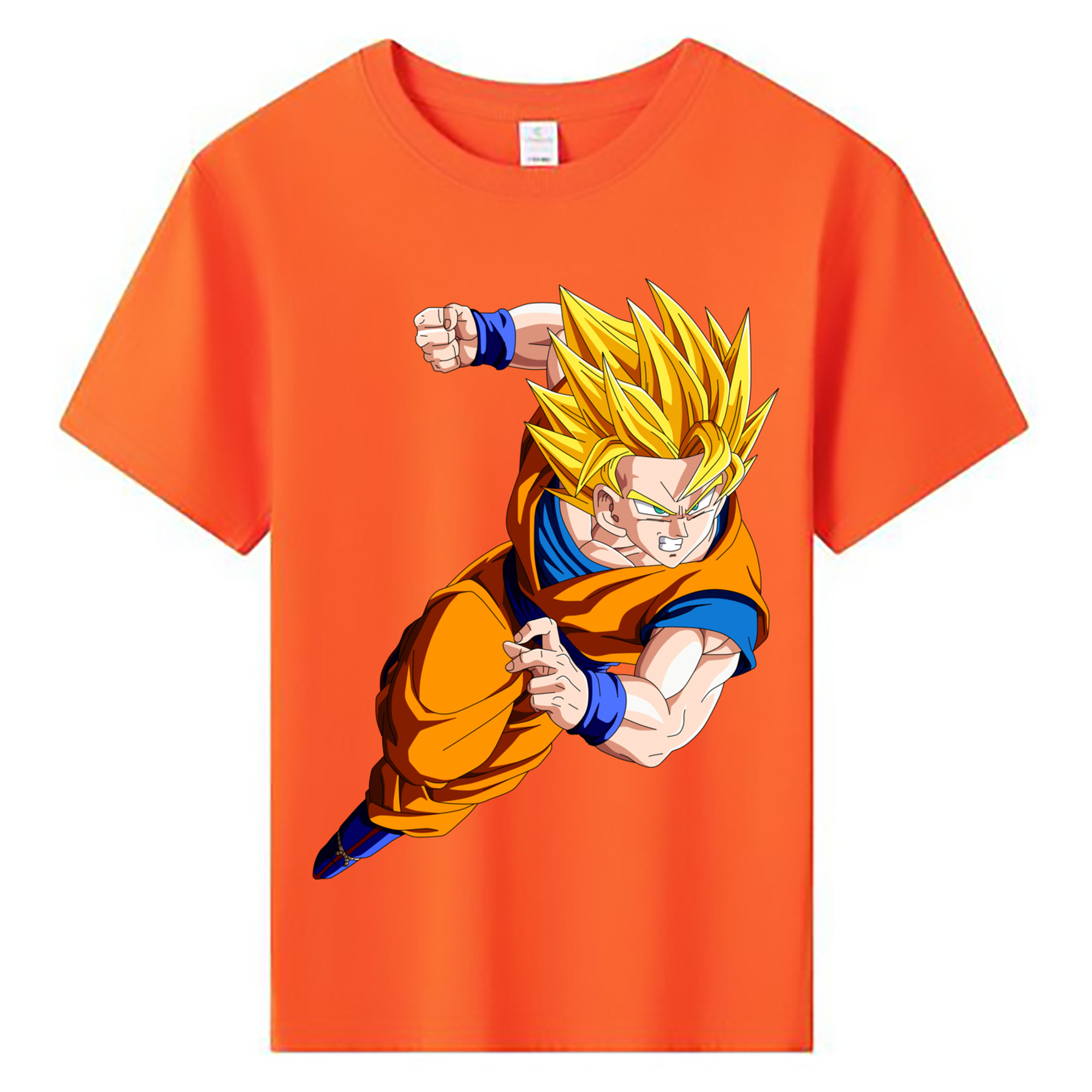 （画像用） ドラゴンボール 孫悟空（そん ごくう）Son Goku カカロット DRAGON BALL Kakarotto 綿100％キッズTシャツ（フロントプリント）