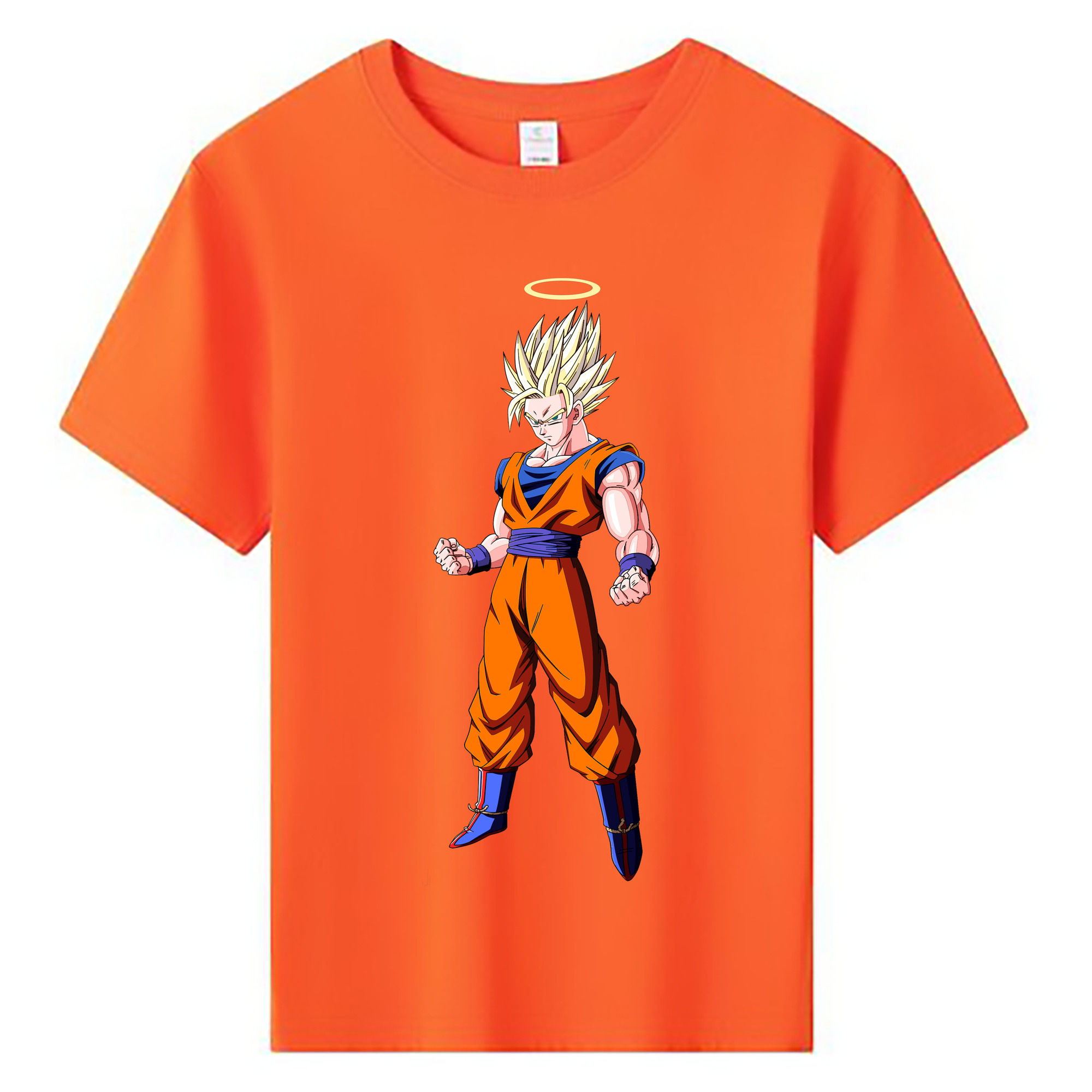 （画像用） ドラゴンボール 孫悟空（そん ごくう）Son Goku カカロット DRAGON BALL Kakarotto 綿100％キッズTシャツ（フロントプリント）