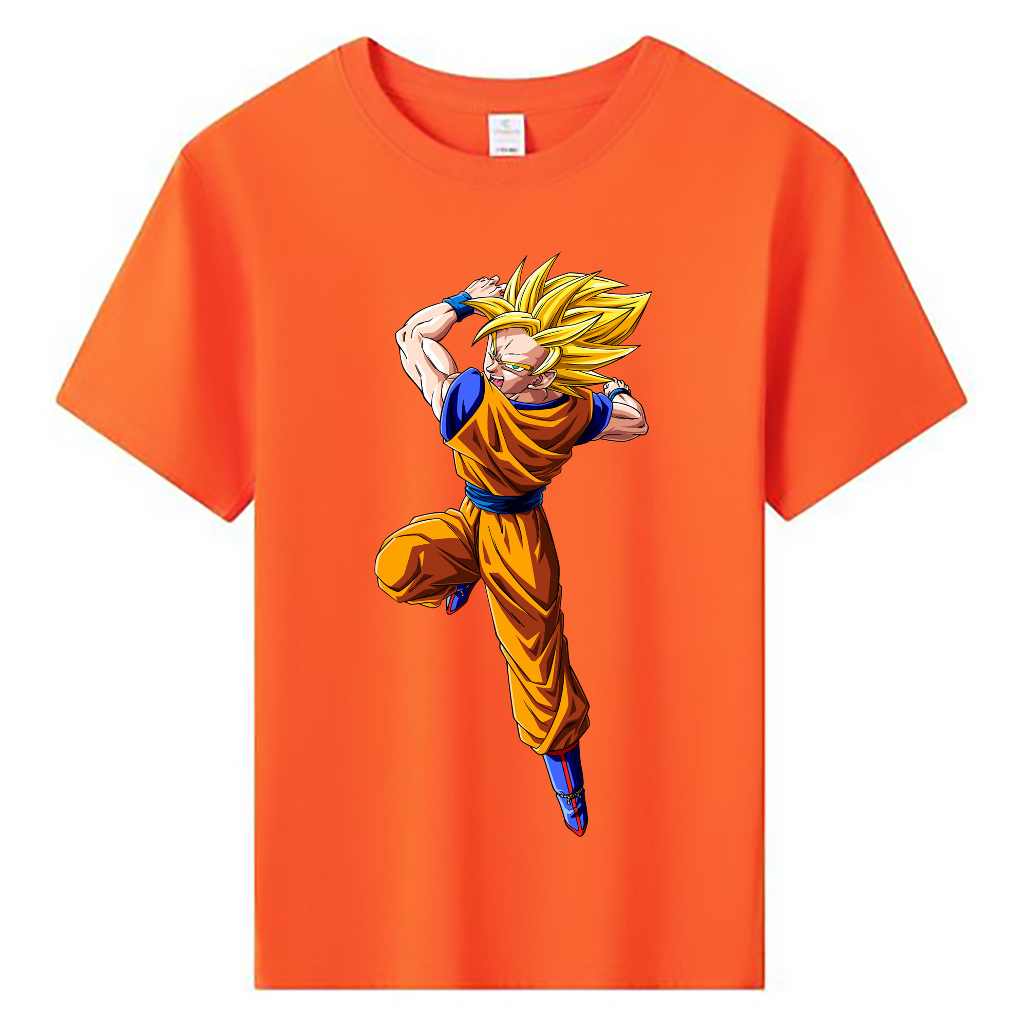 （画像用） ドラゴンボール 孫悟空（そん ごくう）Son Goku カカロット DRAGON BALL Kakarotto 綿100％キッズTシャツ（フロントプリント）