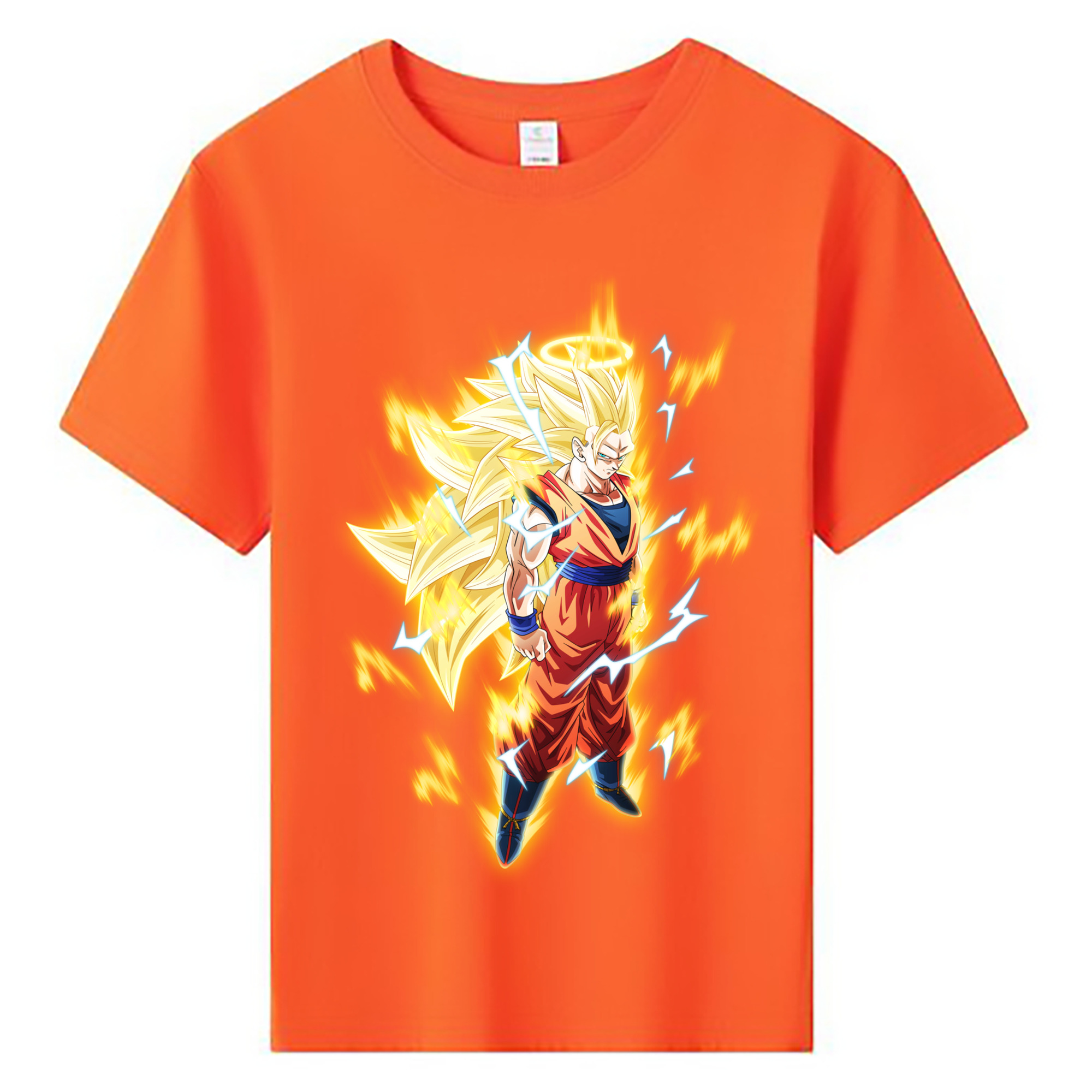（画像用） ドラゴンボール 孫悟空（そん ごくう）Son Goku カカロット DRAGON BALL Kakarotto 綿100％キッズTシャツ（フロントプリント）