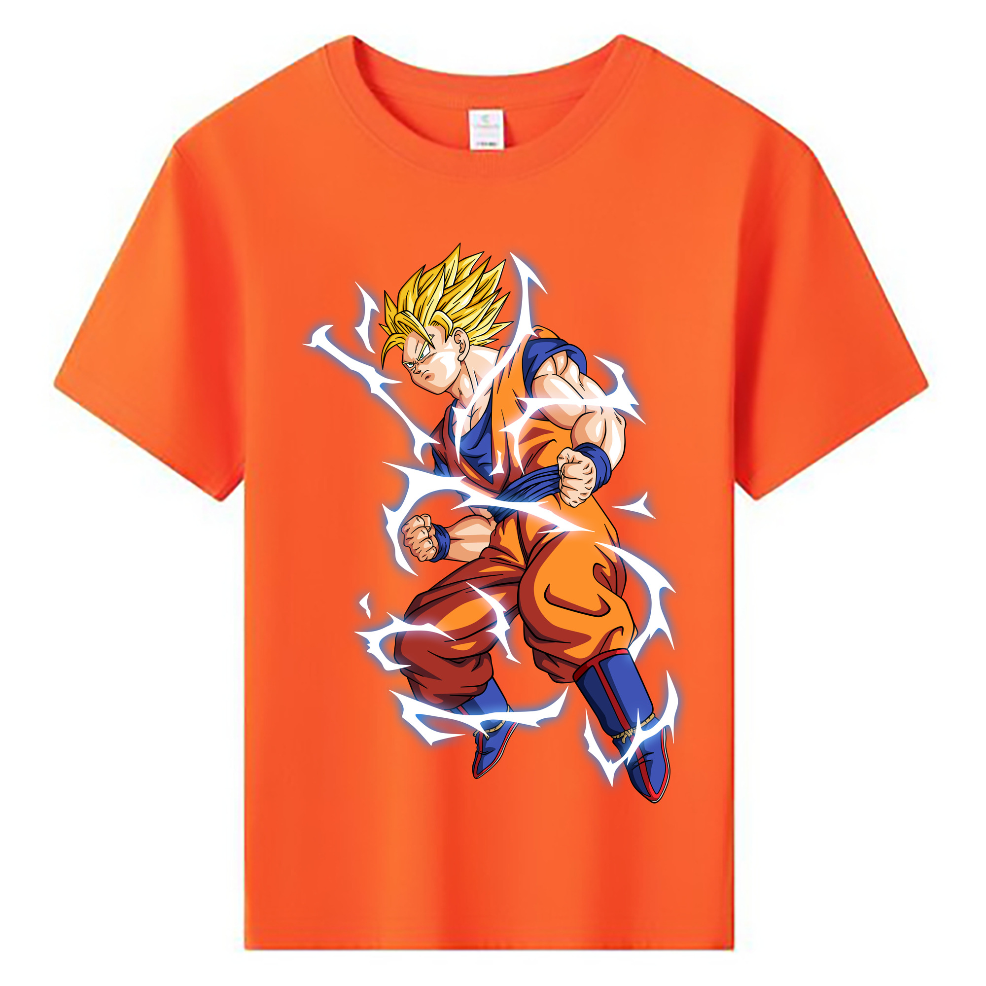 （画像用） ドラゴンボール 孫悟空（そん ごくう）Son Goku カカロット DRAGON BALL Kakarotto 綿100％キッズTシャツ（フロントプリント）