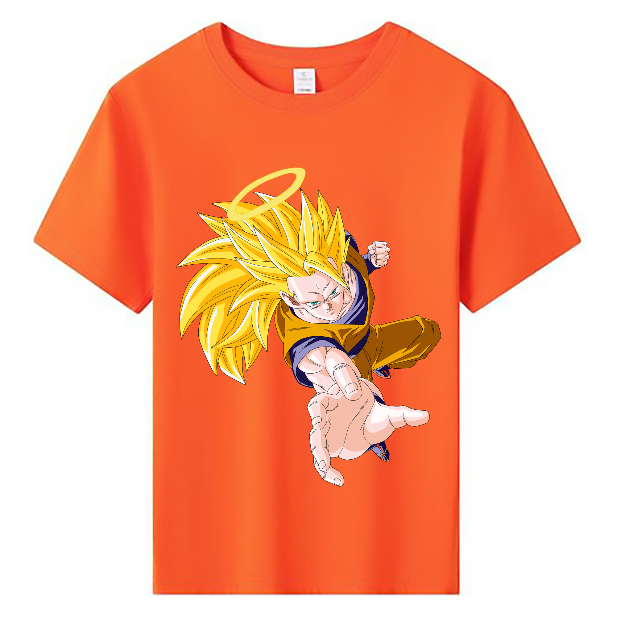 （画像用） ドラゴンボール 孫悟空（そん ごくう）Son Goku カカロット DRAGON BALL Kakarotto 綿100％キッズTシャツ（フロントプリント）
