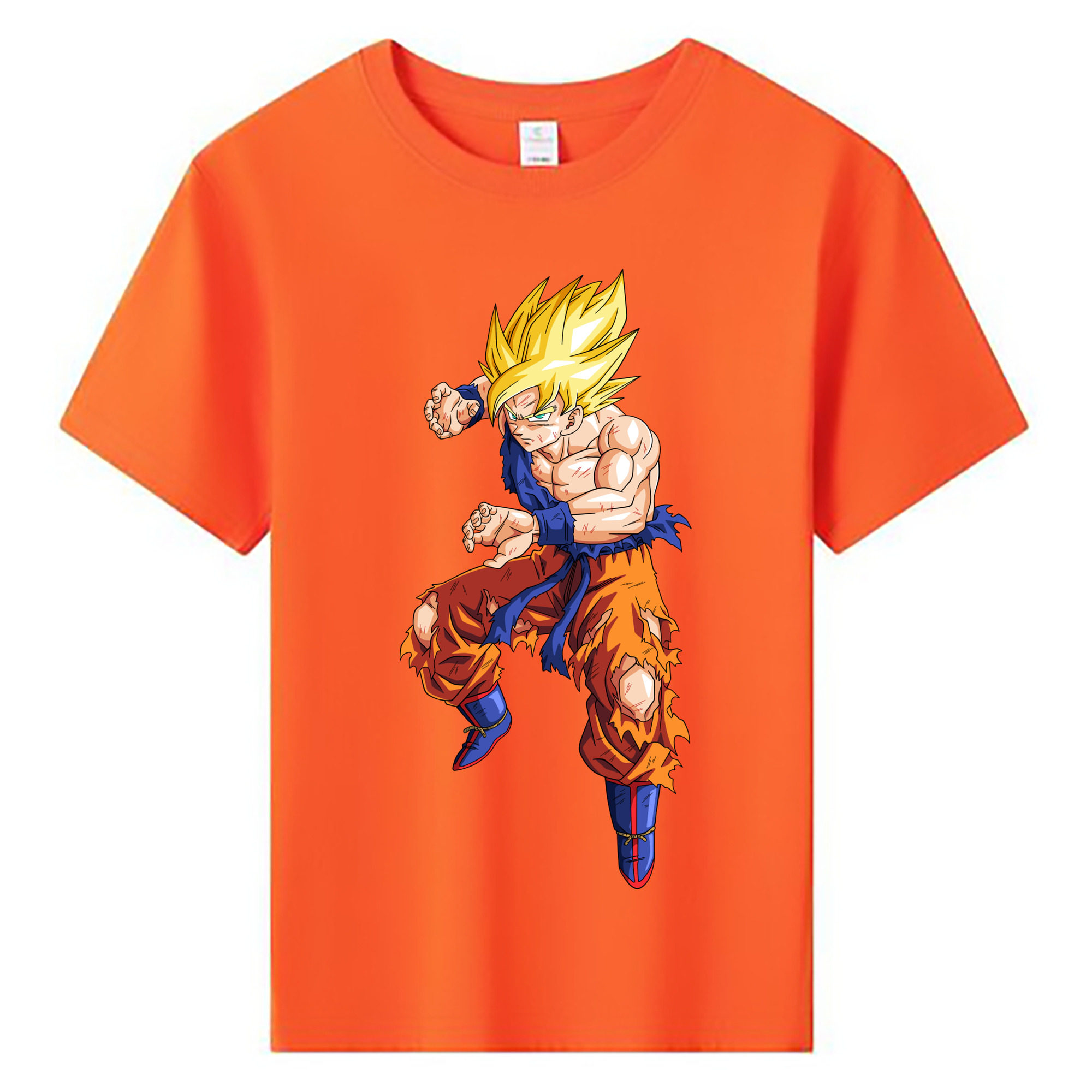 （画像用） ドラゴンボール 孫悟空（そん ごくう）Son Goku カカロット DRAGON BALL Kakarotto 綿100％キッズTシャツ（フロントプリント）