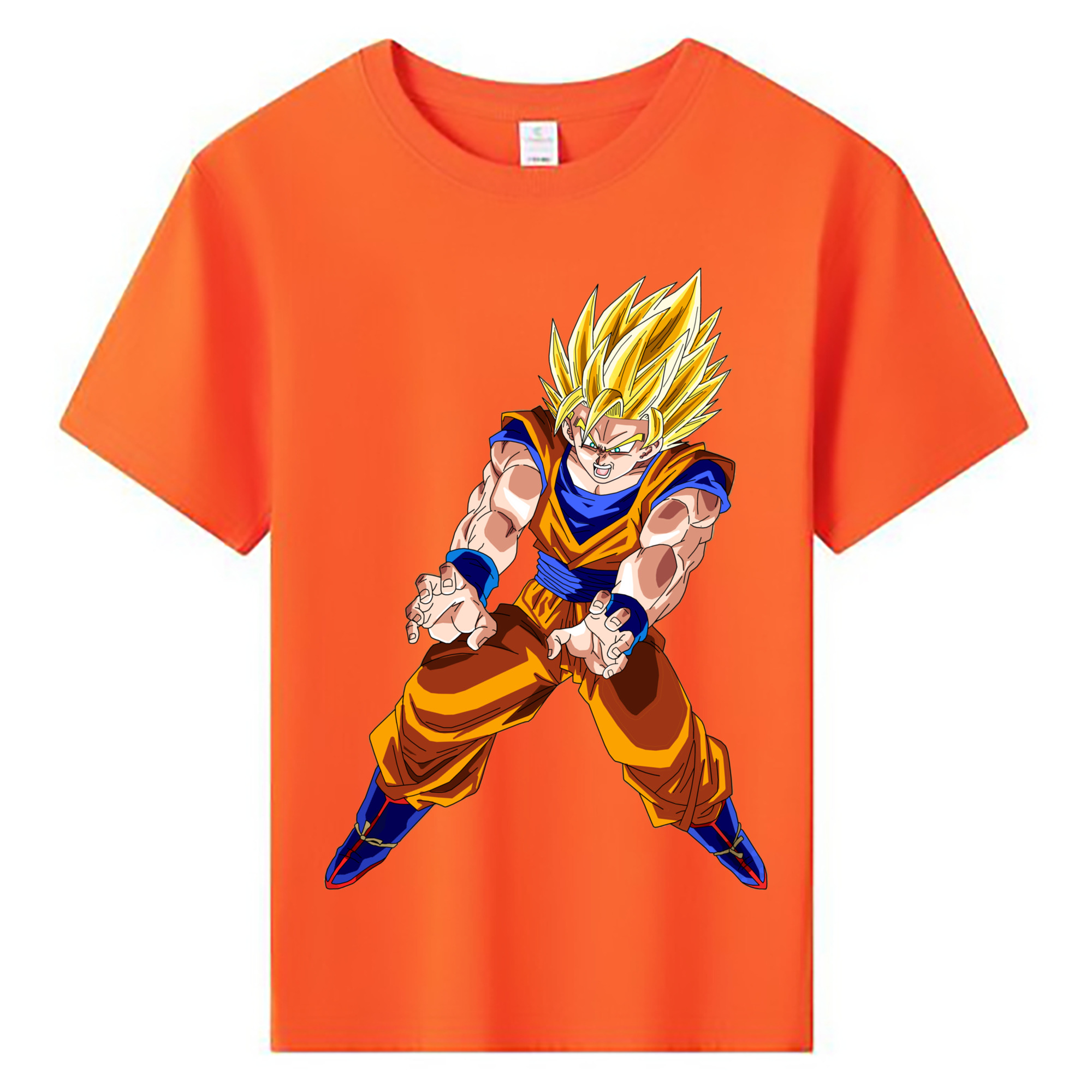 （画像用） ドラゴンボール 孫悟空（そん ごくう）Son Goku カカロット DRAGON BALL Kakarotto 綿100％キッズTシャツ（フロントプリント）