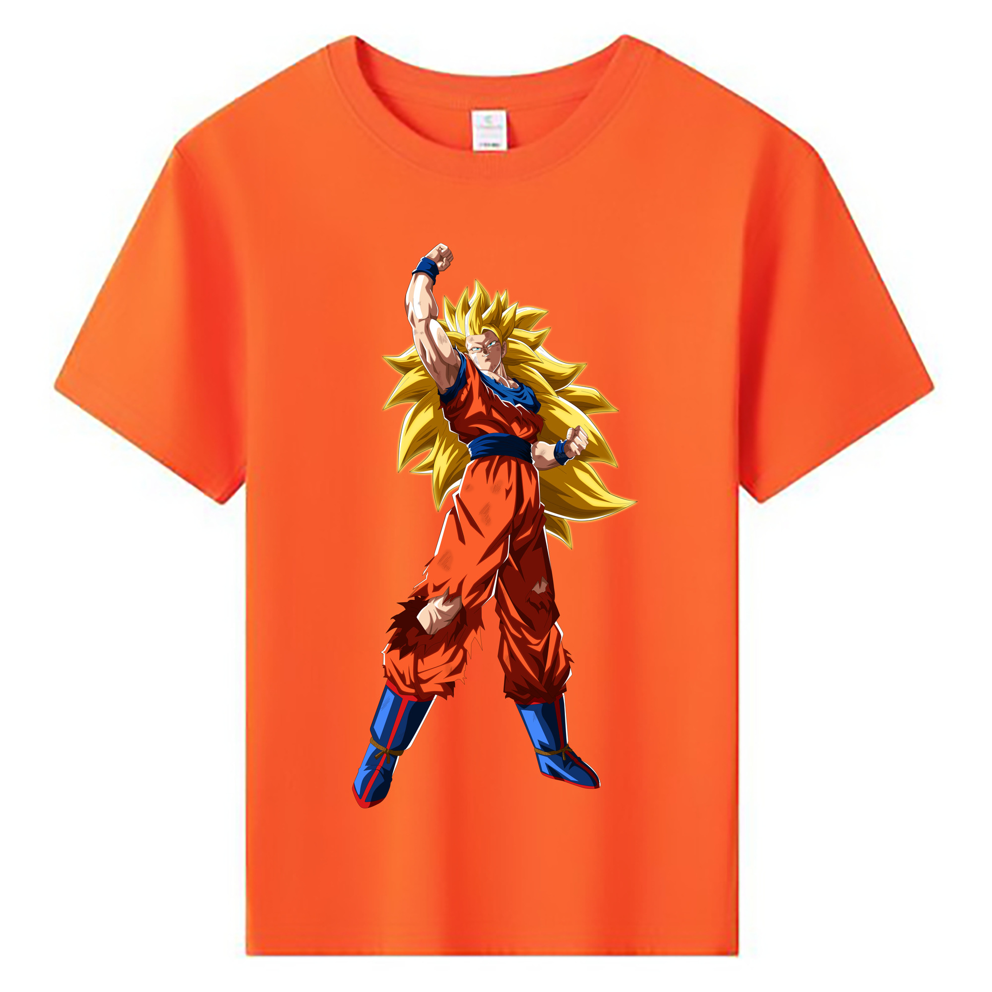 （画像用） ドラゴンボール 孫悟空（そん ごくう）Son Goku カカロット DRAGON BALL Kakarotto 綿100％キッズTシャツ（フロントプリント）