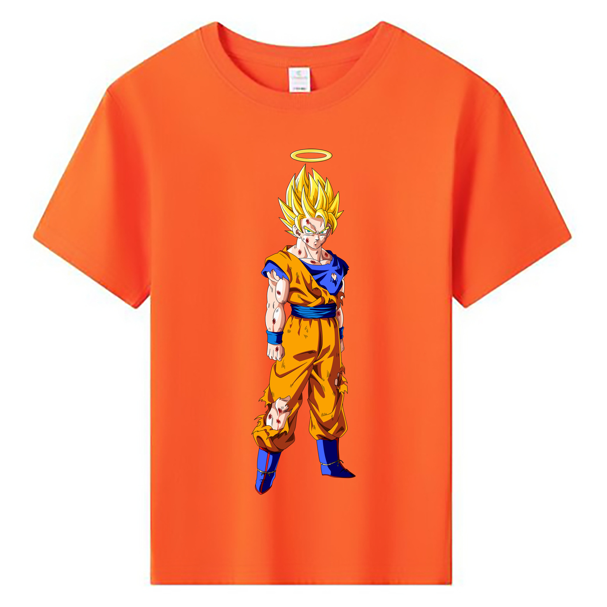 （画像用） ドラゴンボール 孫悟空（そん ごくう）Son Goku カカロット DRAGON BALL Kakarotto 綿100％キッズTシャツ（フロントプリント）