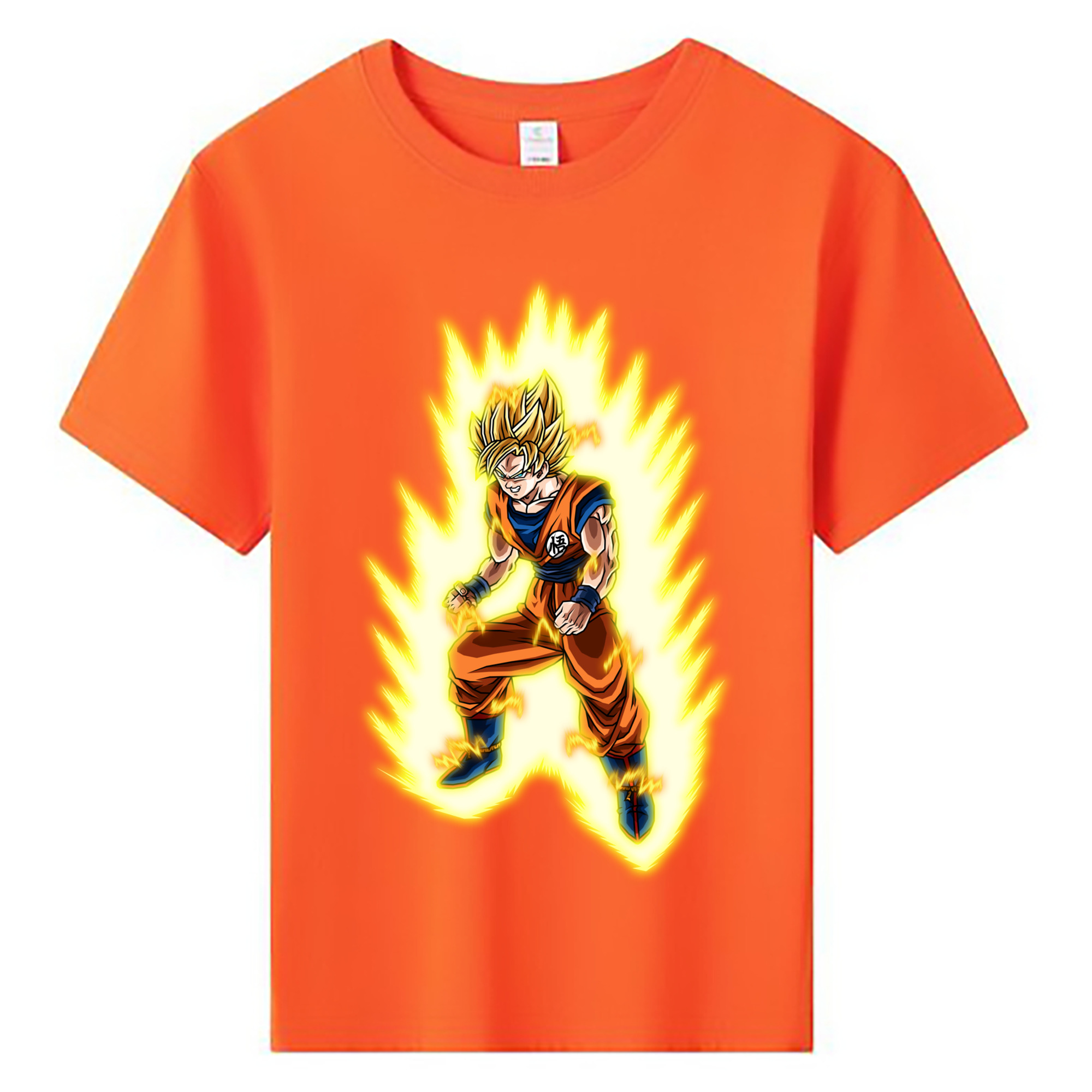 （画像用） ドラゴンボール 孫悟空（そん ごくう）Son Goku カカロット DRAGON BALL Kakarotto 綿100％キッズTシャツ（フロントプリント）