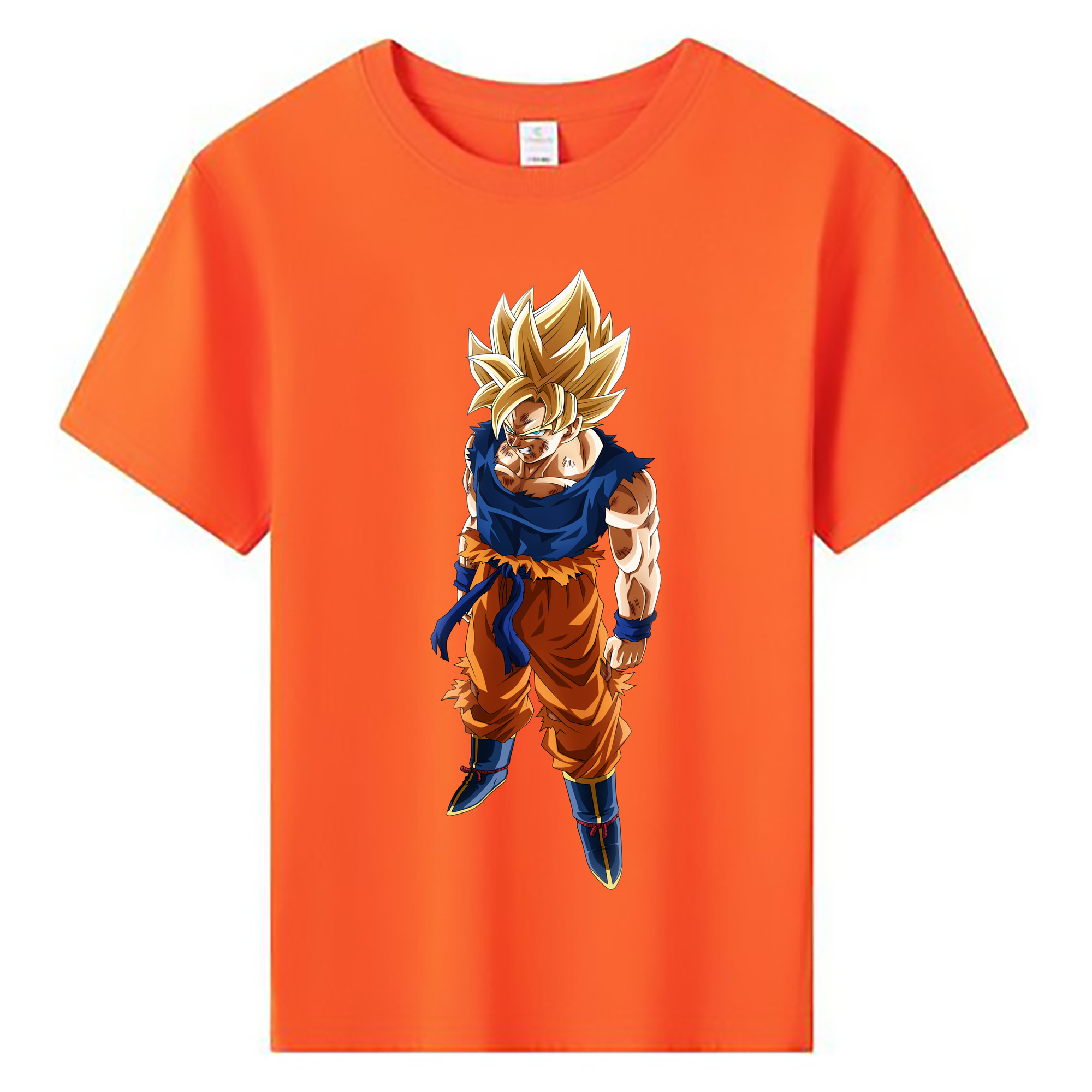 （画像用） ドラゴンボール 孫悟空（そん ごくう）Son Goku カカロット DRAGON BALL Kakarotto 綿100％キッズTシャツ（フロントプリント）