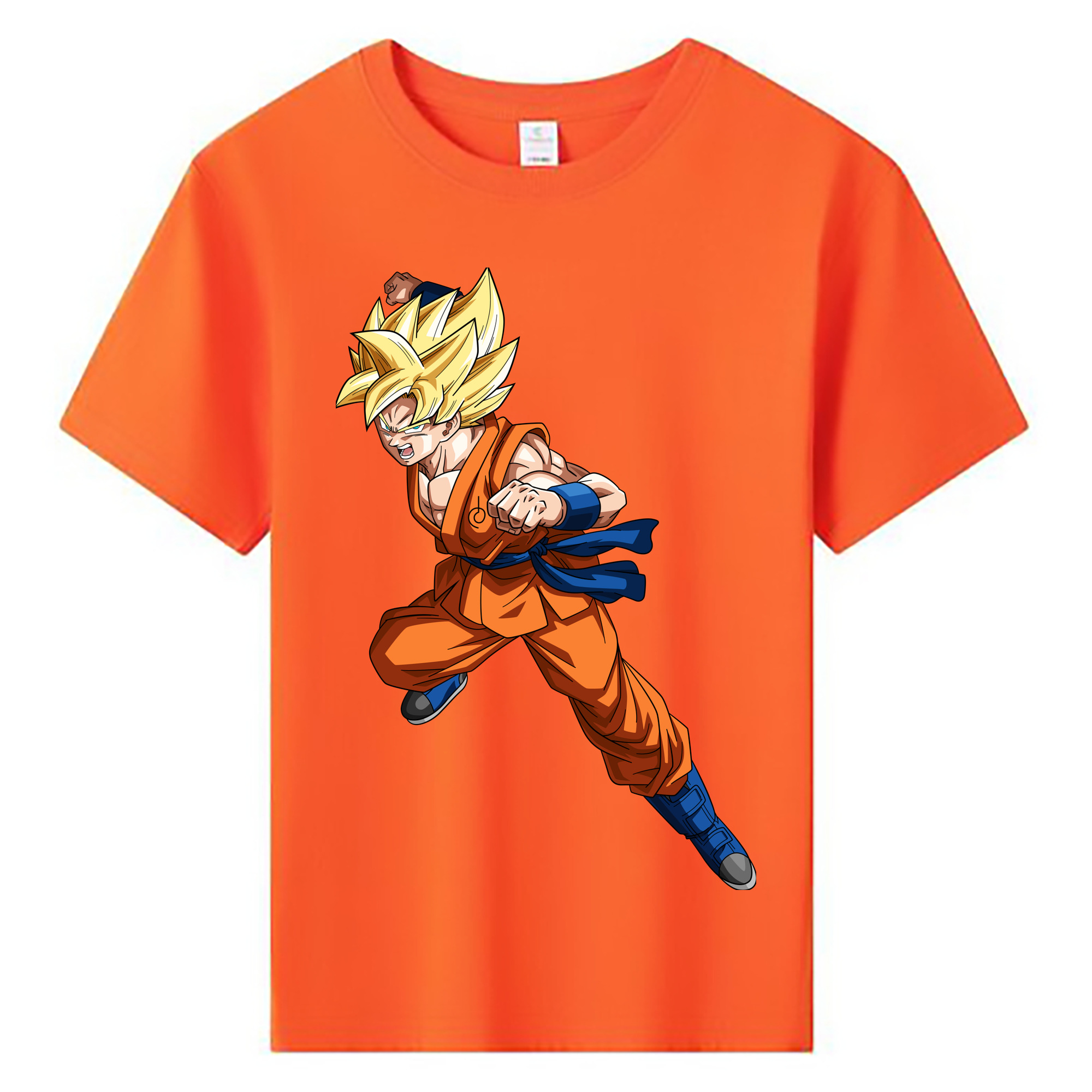 （画像用） ドラゴンボール 孫悟空（そん ごくう）Son Goku カカロット DRAGON BALL Kakarotto 綿100％キッズTシャツ（フロントプリント）