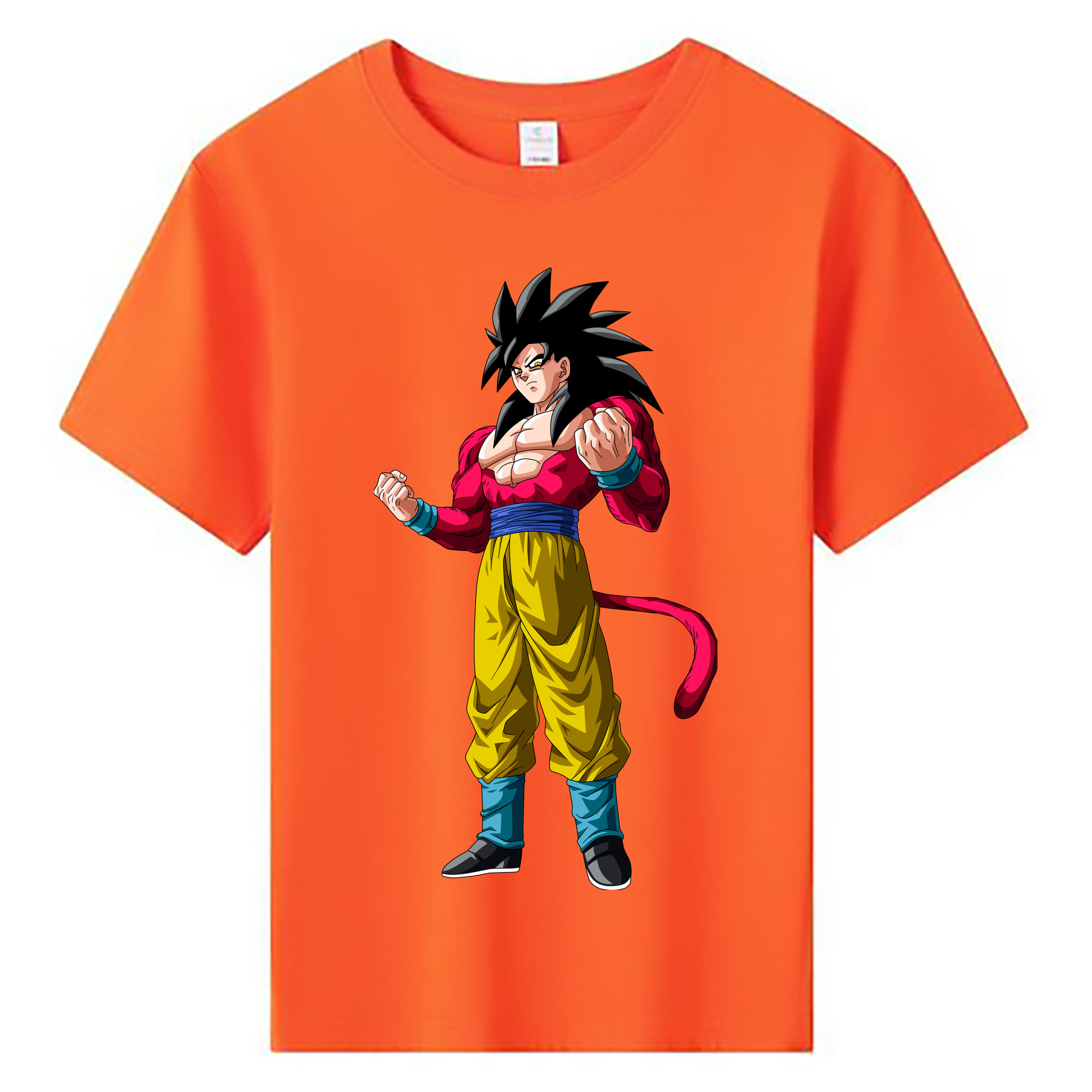 （画像用） ドラゴンボール 孫悟空（そん ごくう）Son Goku カカロット DRAGON BALL Kakarotto 綿100％キッズTシャツ（フロントプリント）
