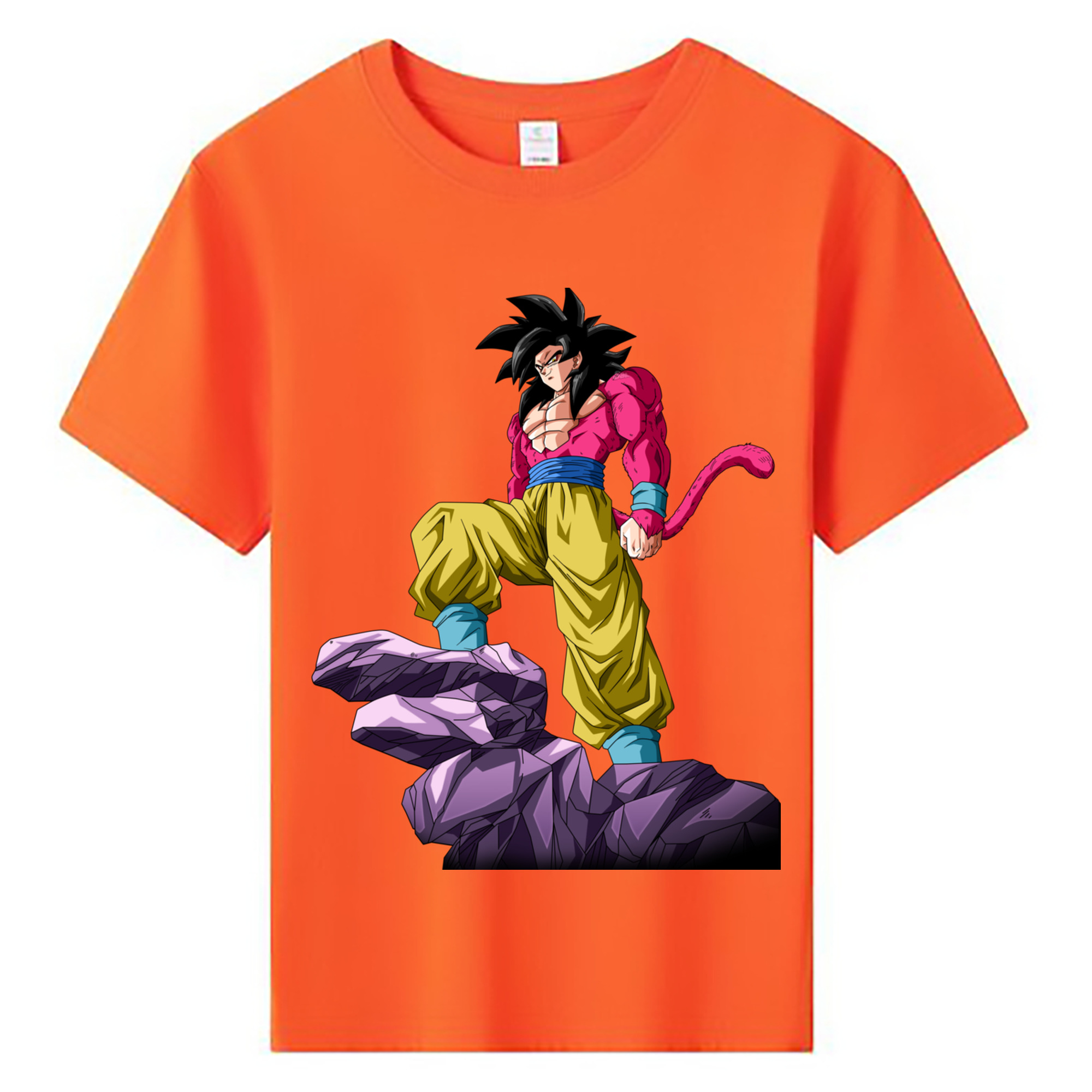 （画像用） ドラゴンボール 孫悟空（そん ごくう）Son Goku カカロット DRAGON BALL Kakarotto 綿100％キッズTシャツ（フロントプリント）