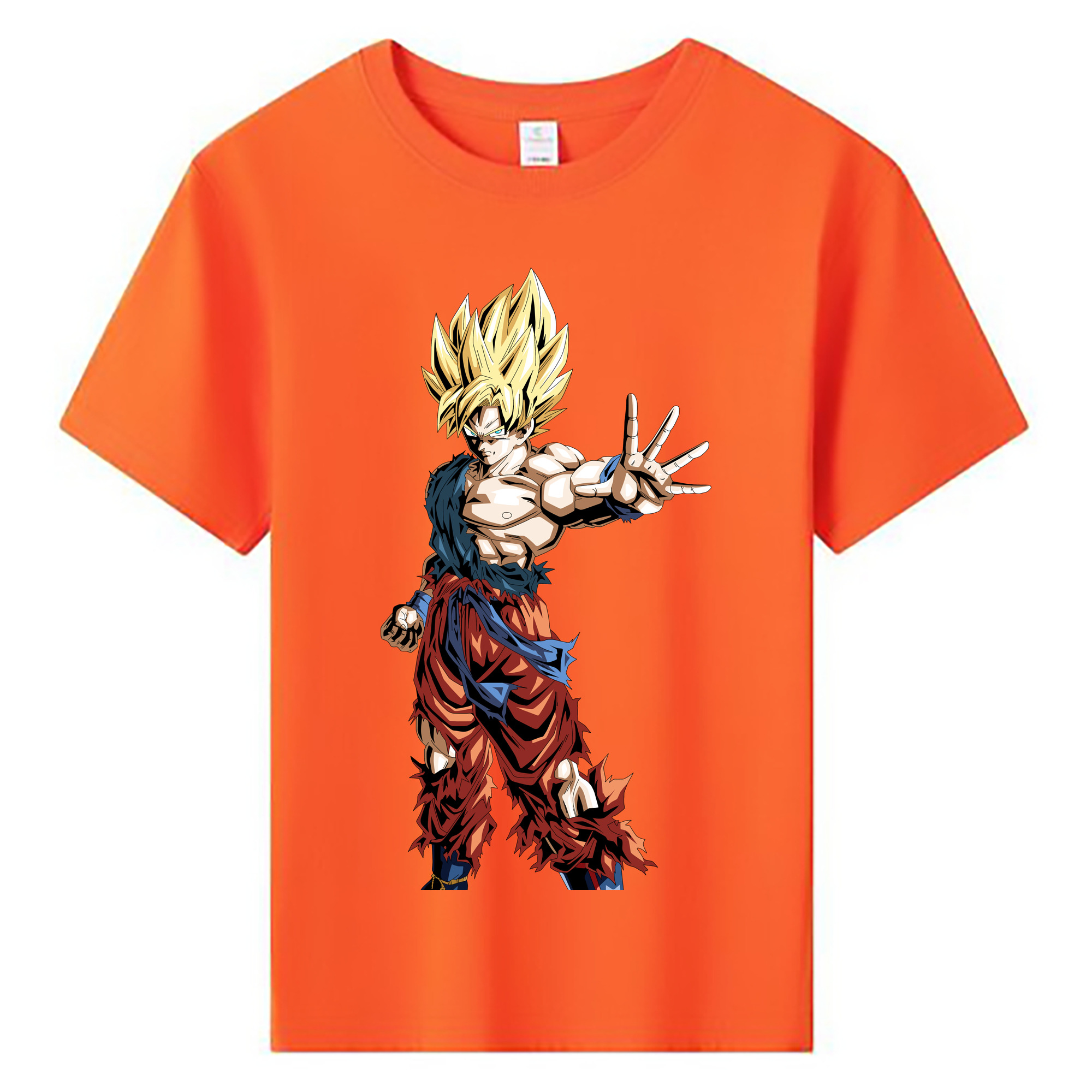 （画像用） ドラゴンボール 孫悟空（そん ごくう）Son Goku カカロット DRAGON BALL Kakarotto 綿100％キッズTシャツ（フロントプリント）