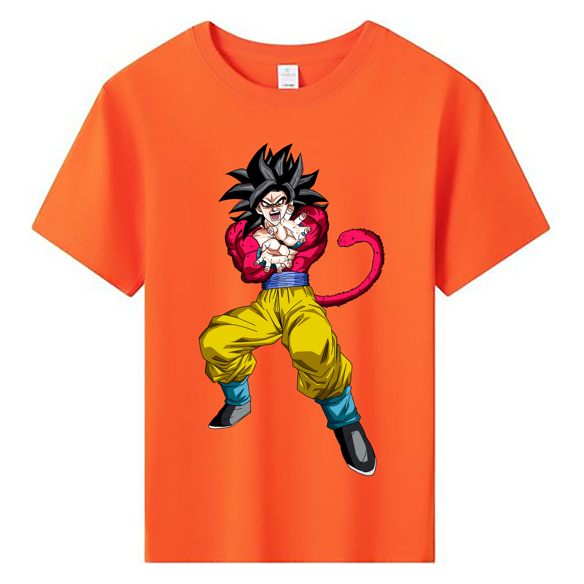 （画像用） ドラゴンボール 孫悟空（そん ごくう）Son Goku カカロット DRAGON BALL Kakarotto 綿100％キッズTシャツ（フロントプリント）