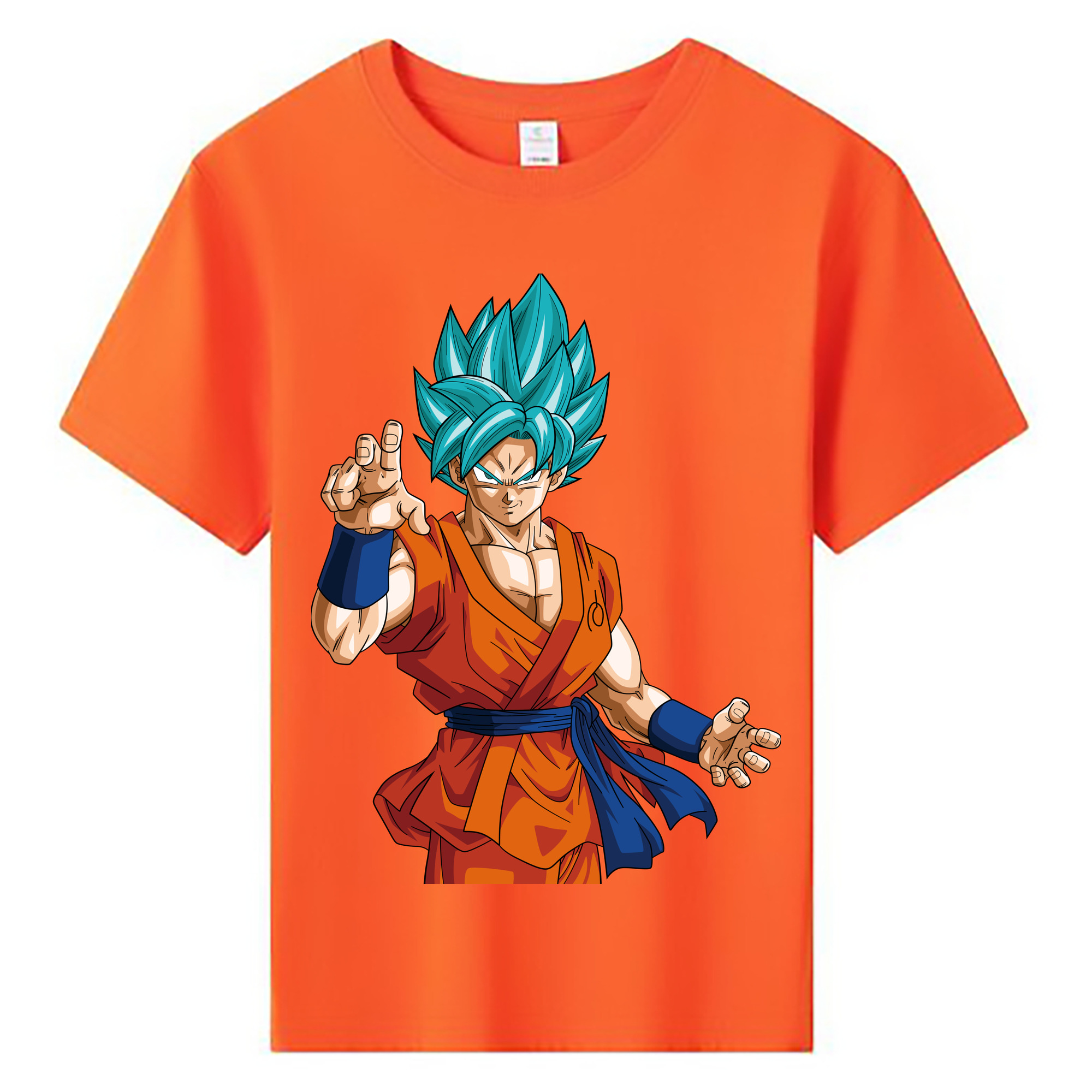 （画像用） ドラゴンボール 孫悟空（そん ごくう）Son Goku カカロット DRAGON BALL Kakarotto 綿100％キッズTシャツ（フロントプリント）