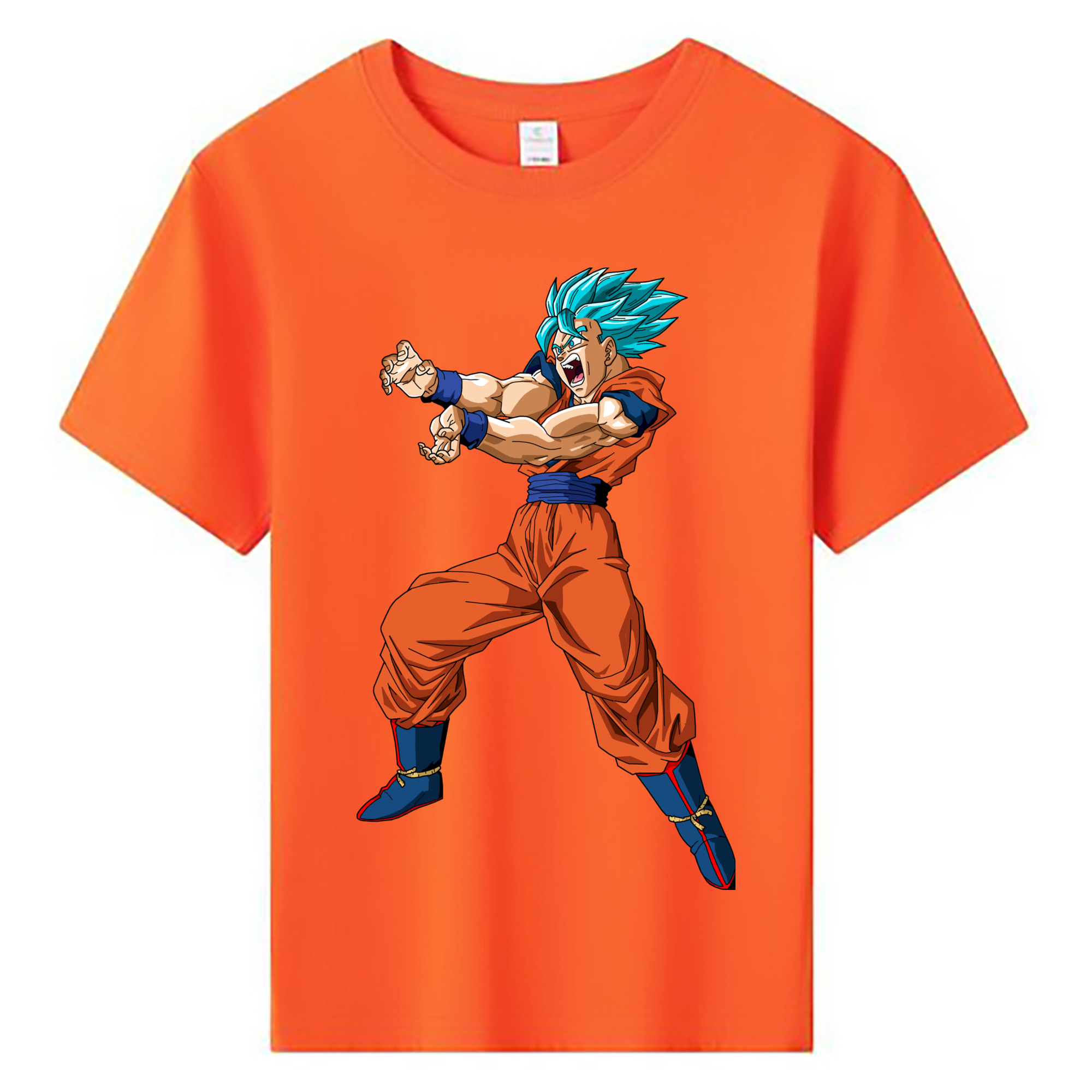 （画像用） ドラゴンボール 孫悟空（そん ごくう）Son Goku カカロット DRAGON BALL Kakarotto 綿100％キッズTシャツ（フロントプリント）