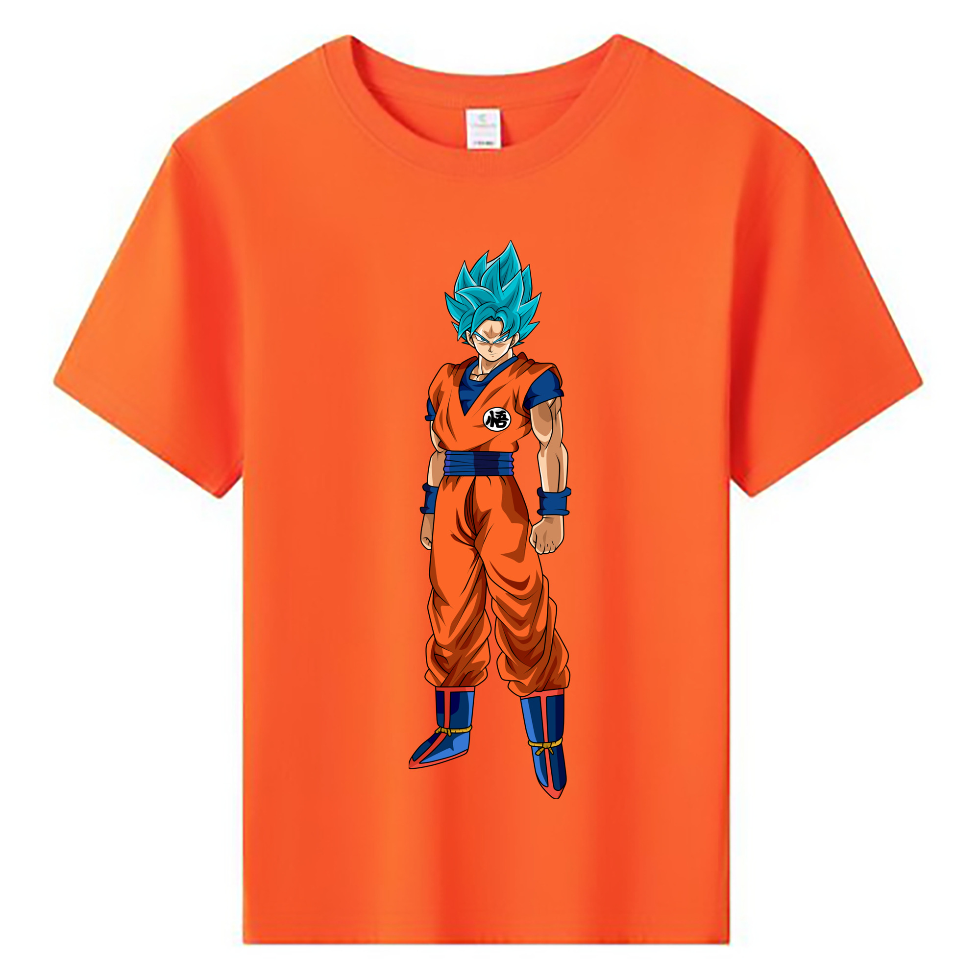 （画像用） ドラゴンボール 孫悟空（そん ごくう）Son Goku カカロット DRAGON BALL Kakarotto 綿100％キッズTシャツ（フロントプリント）