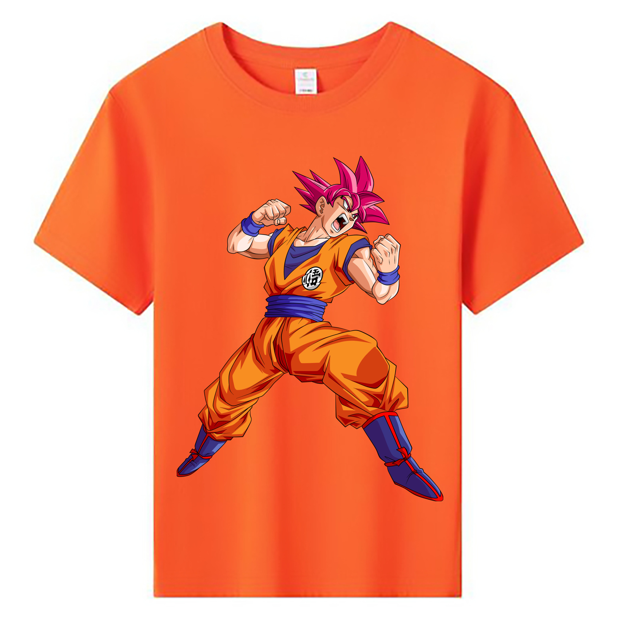 （画像用） ドラゴンボール 孫悟空（そん ごくう）Son Goku カカロット DRAGON BALL Kakarotto 綿100％キッズTシャツ（フロントプリント）
