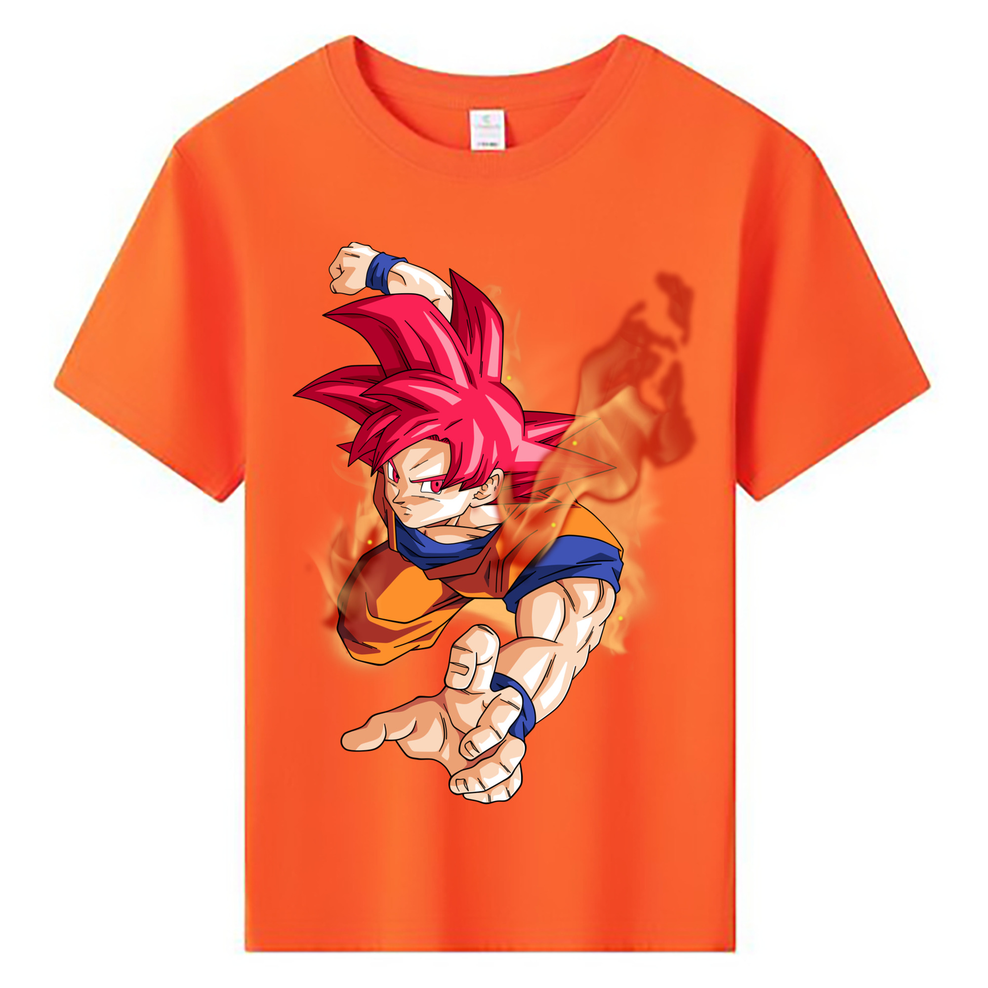 （画像用） ドラゴンボール 孫悟空（そん ごくう）Son Goku カカロット DRAGON BALL Kakarotto 綿100％キッズTシャツ（フロントプリント）