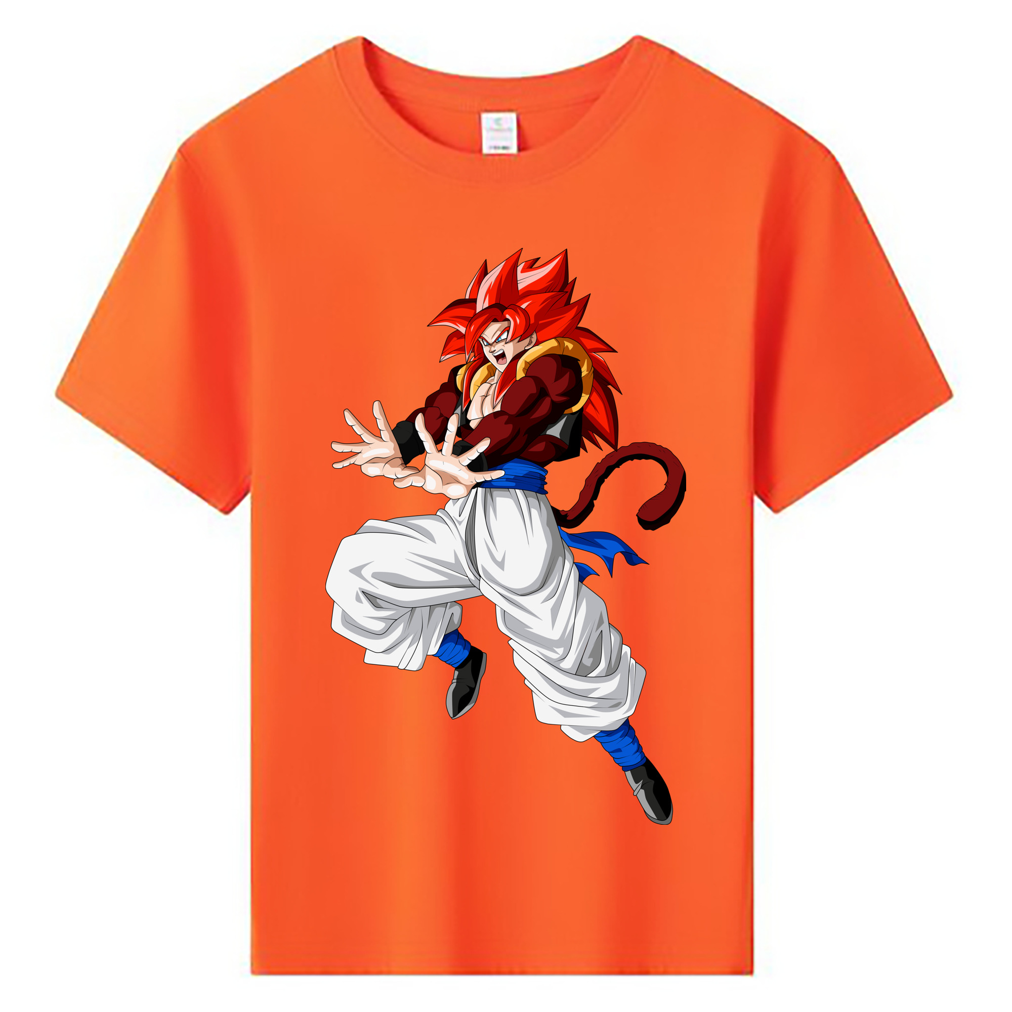 （画像用） ドラゴンボール 孫悟空（そん ごくう）Son Goku カカロット DRAGON BALL Kakarotto 綿100％キッズTシャツ（フロントプリント）