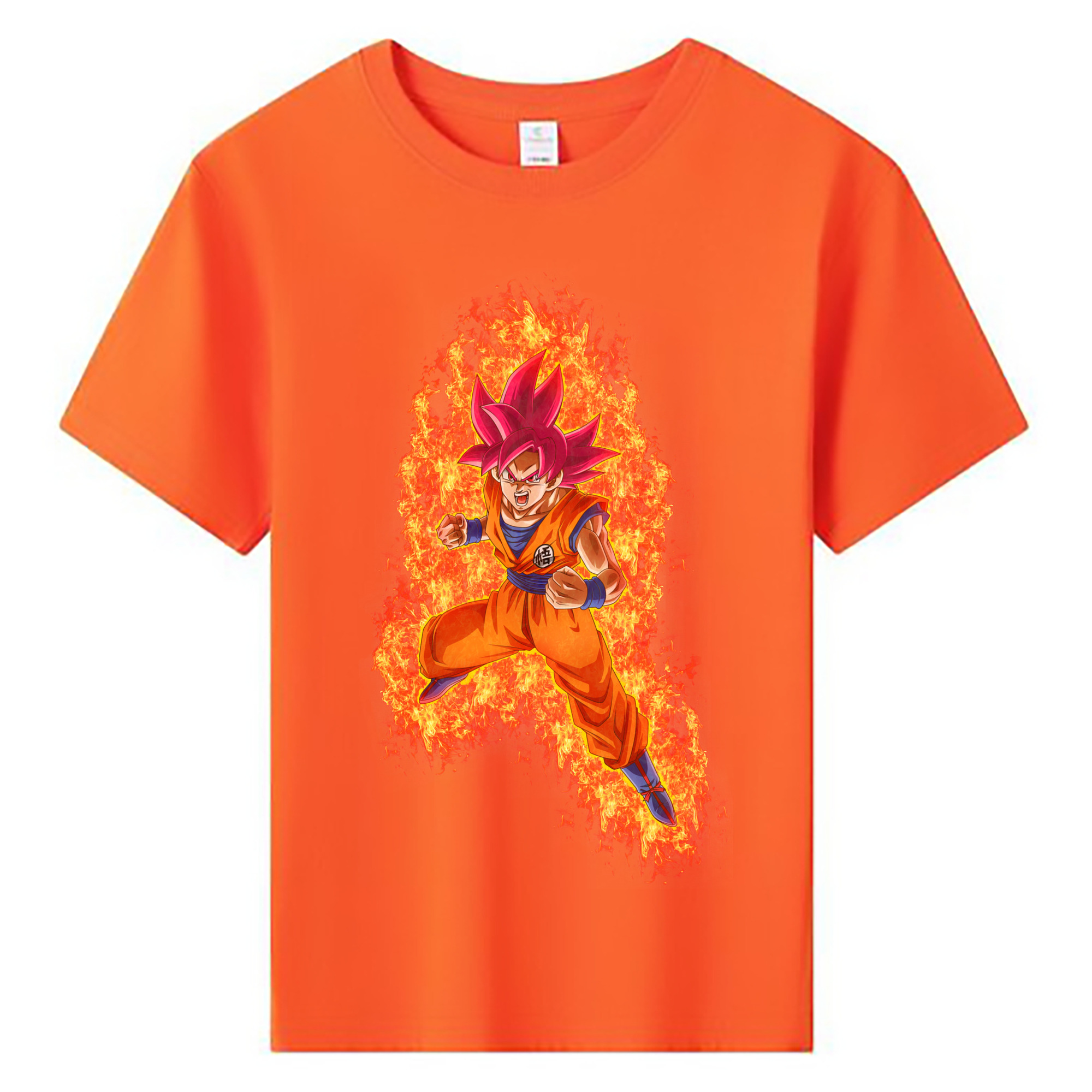 （画像用） ドラゴンボール 孫悟空（そん ごくう）Son Goku カカロット DRAGON BALL Kakarotto 綿100％キッズTシャツ（フロントプリント）