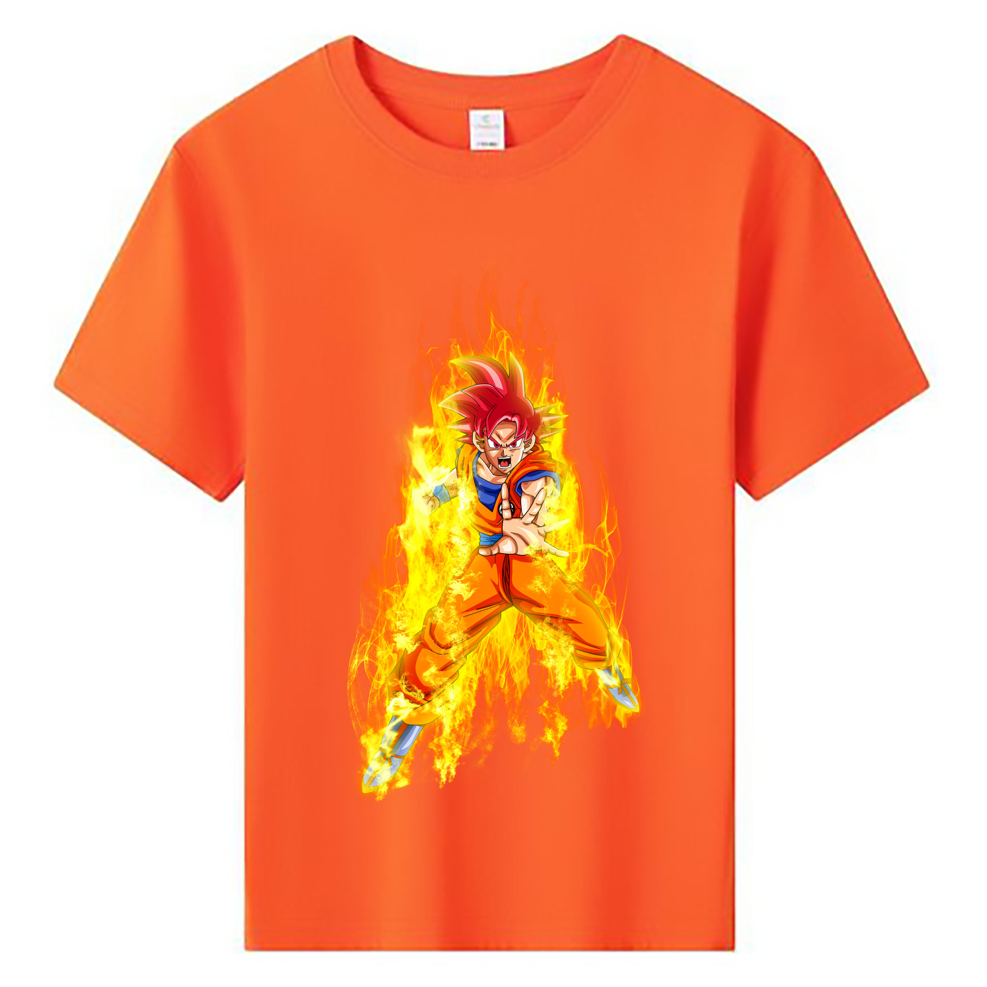 （画像用） ドラゴンボール 孫悟空（そん ごくう）Son Goku カカロット DRAGON BALL Kakarotto 綿100％キッズTシャツ（フロントプリント）