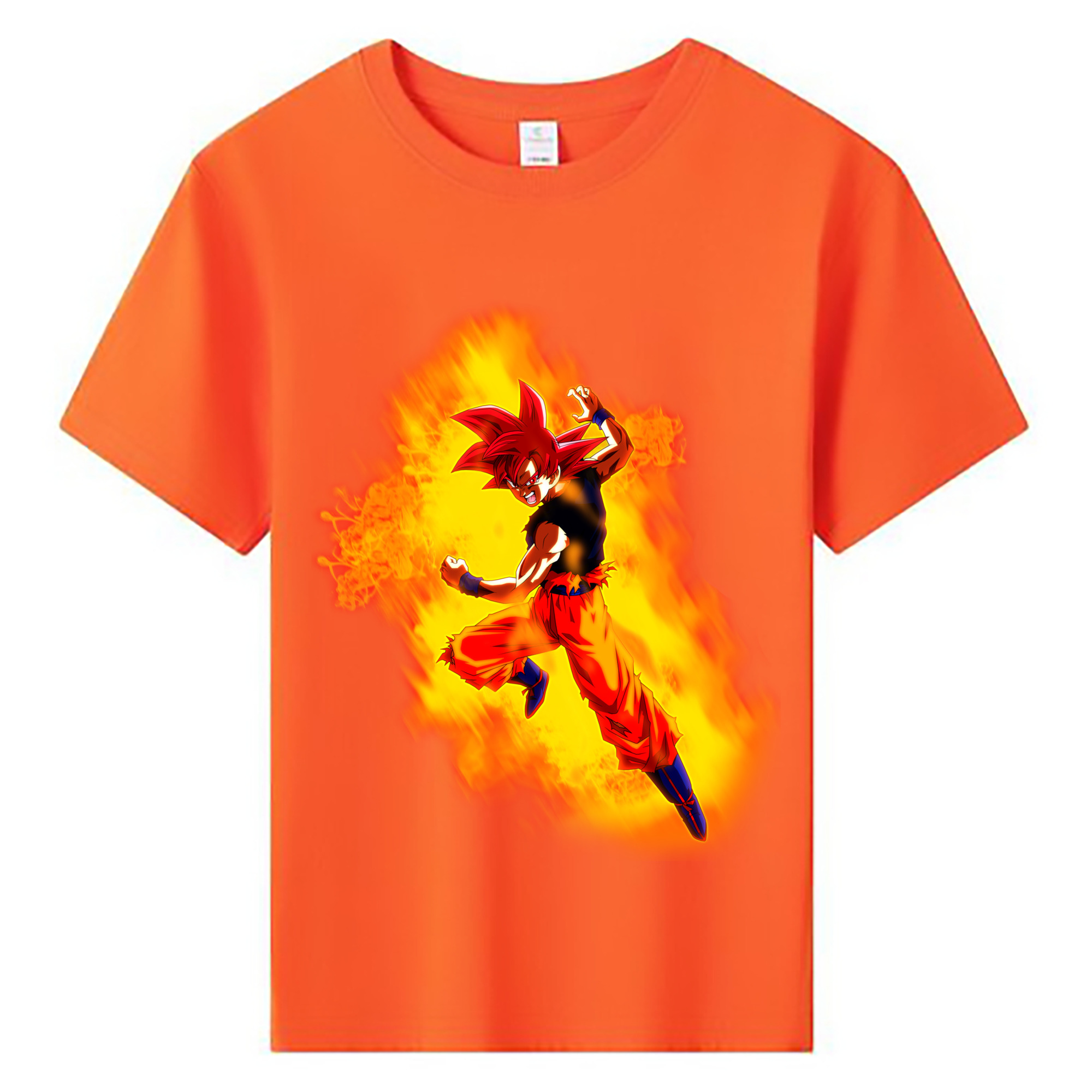 （画像用） ドラゴンボール 孫悟空（そん ごくう）Son Goku カカロット DRAGON BALL Kakarotto 綿100％キッズTシャツ（フロントプリント）