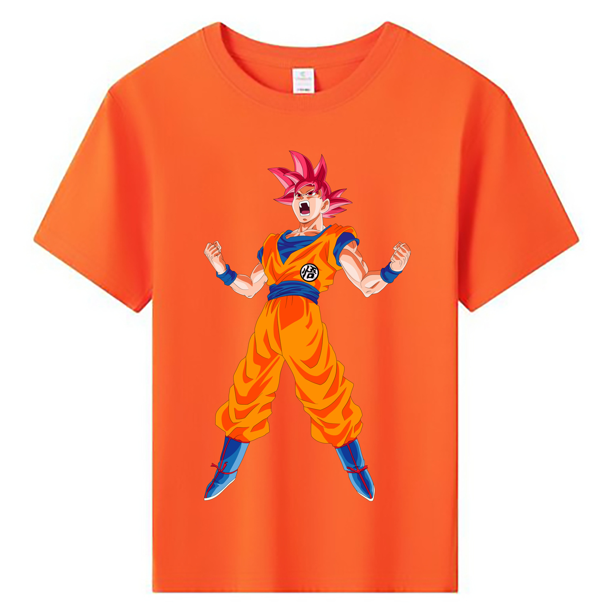 （画像用） ドラゴンボール 孫悟空（そん ごくう）Son Goku カカロット DRAGON BALL Kakarotto 綿100％キッズTシャツ（フロントプリント）