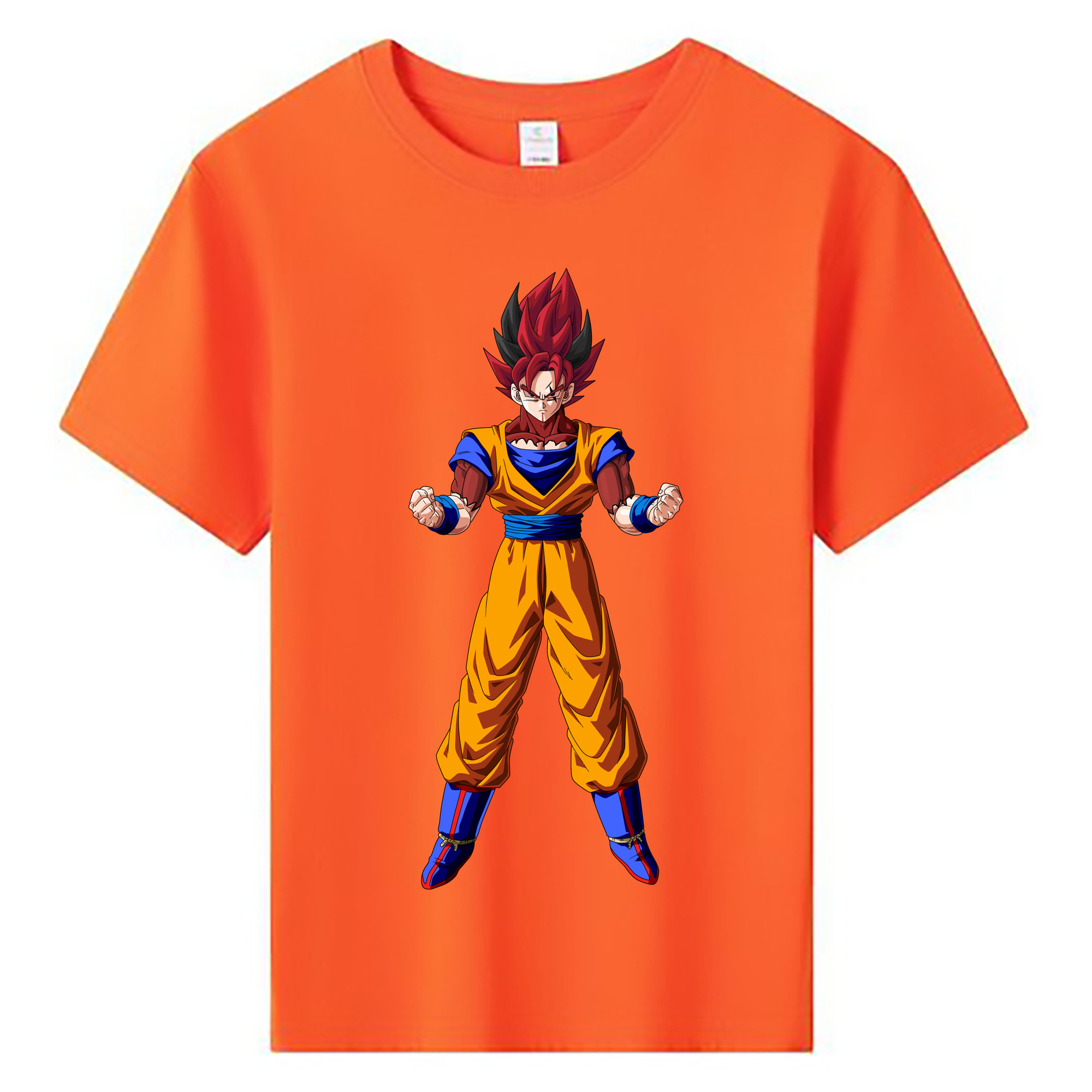 （画像用） ドラゴンボール 孫悟空（そん ごくう）Son Goku カカロット DRAGON BALL Kakarotto 綿100％キッズTシャツ（フロントプリント）