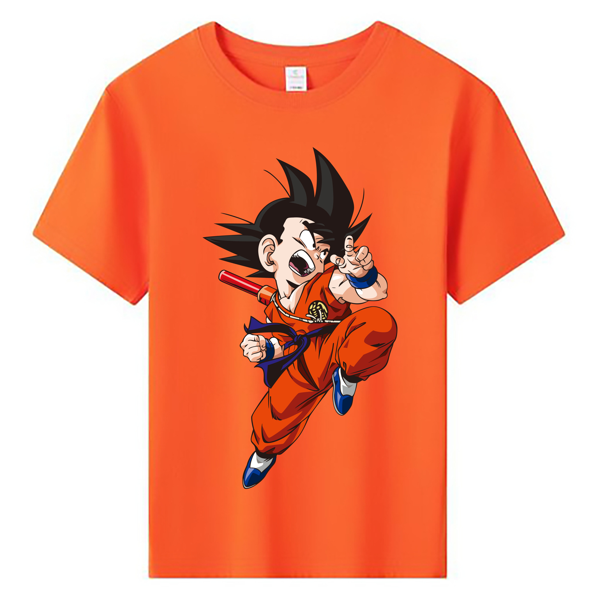 （画像用） ドラゴンボール 孫悟空（そん ごくう）Son Goku カカロット DRAGON BALL Kakarotto 綿100％キッズTシャツ（フロントプリント）