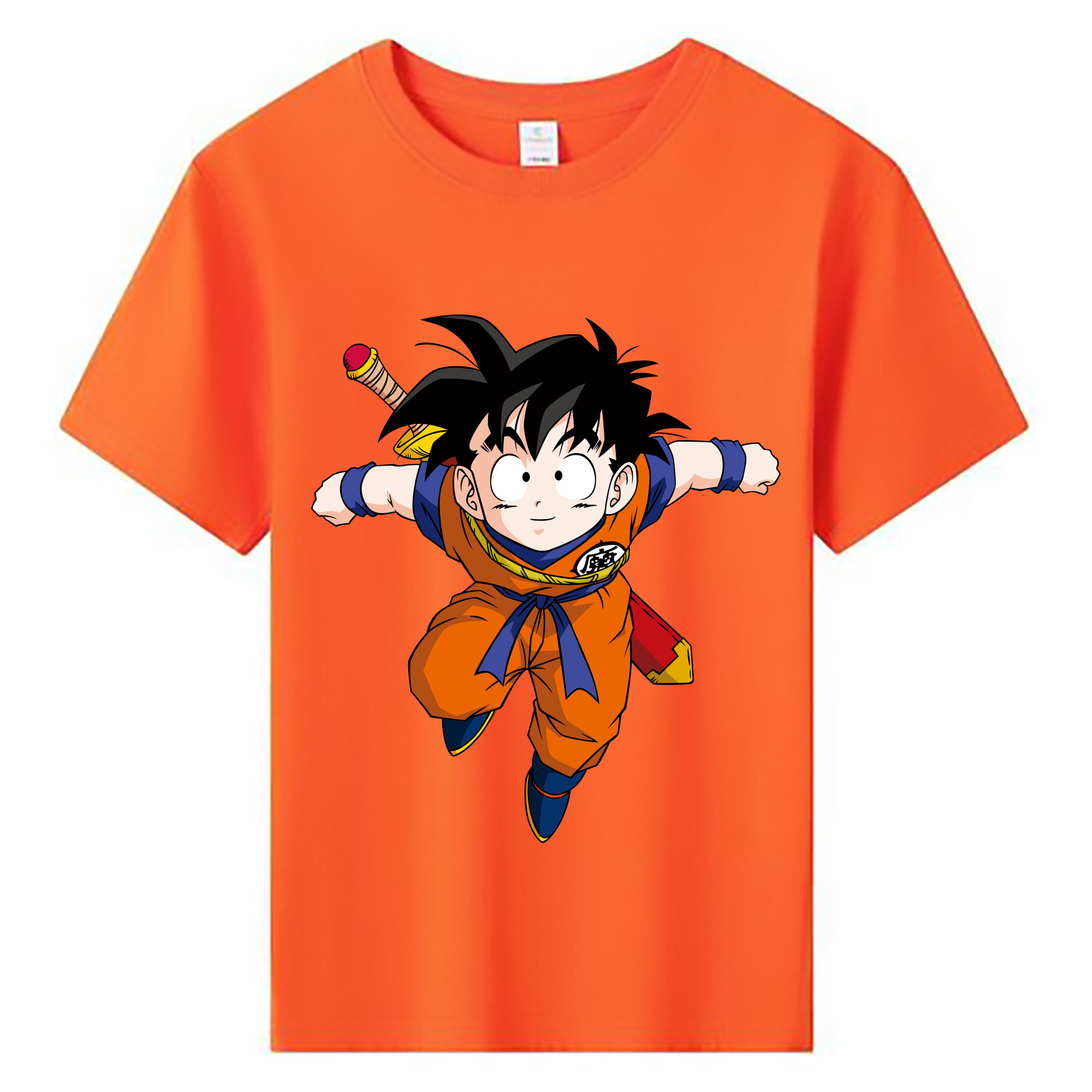 （画像用） ドラゴンボール 孫悟空（そん ごくう）Son Goku カカロット DRAGON BALL Kakarotto 綿100％キッズTシャツ（フロントプリント）