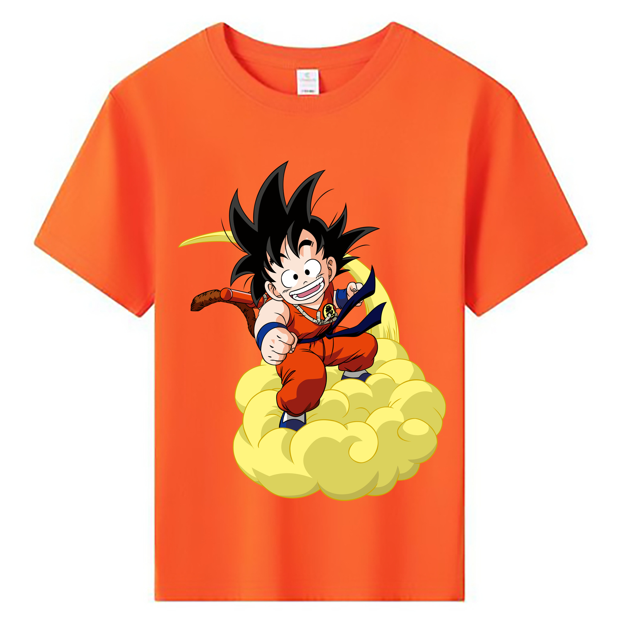 （画像用） ドラゴンボール 孫悟空（そん ごくう）Son Goku カカロット DRAGON BALL Kakarotto 綿100％キッズTシャツ（フロントプリント）