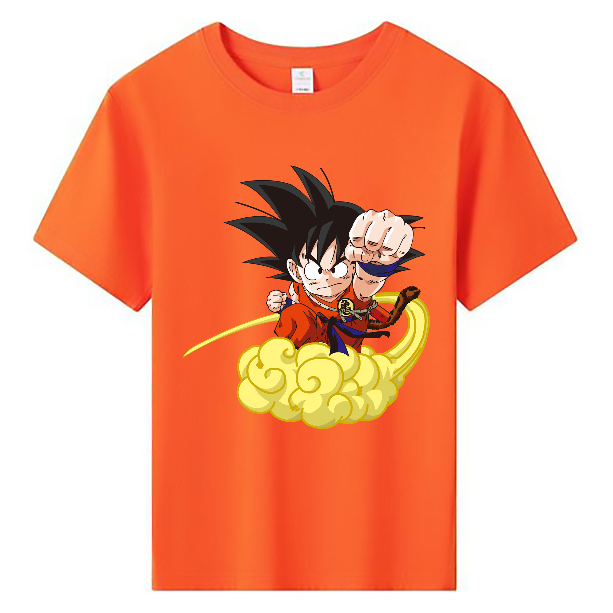（画像用） ドラゴンボール 孫悟空（そん ごくう）Son Goku カカロット DRAGON BALL Kakarotto 綿100％キッズTシャツ（フロントプリント）