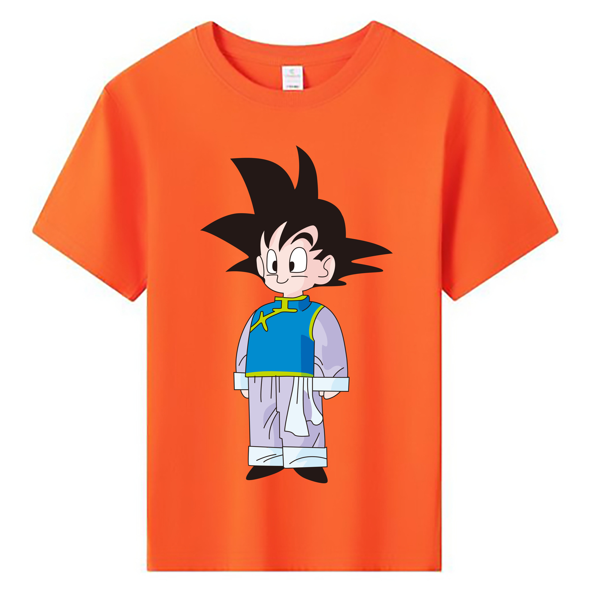 （画像用） ドラゴンボール 孫悟空（そん ごくう）Son Goku カカロット DRAGON BALL Kakarotto 綿100％キッズTシャツ（フロントプリント）