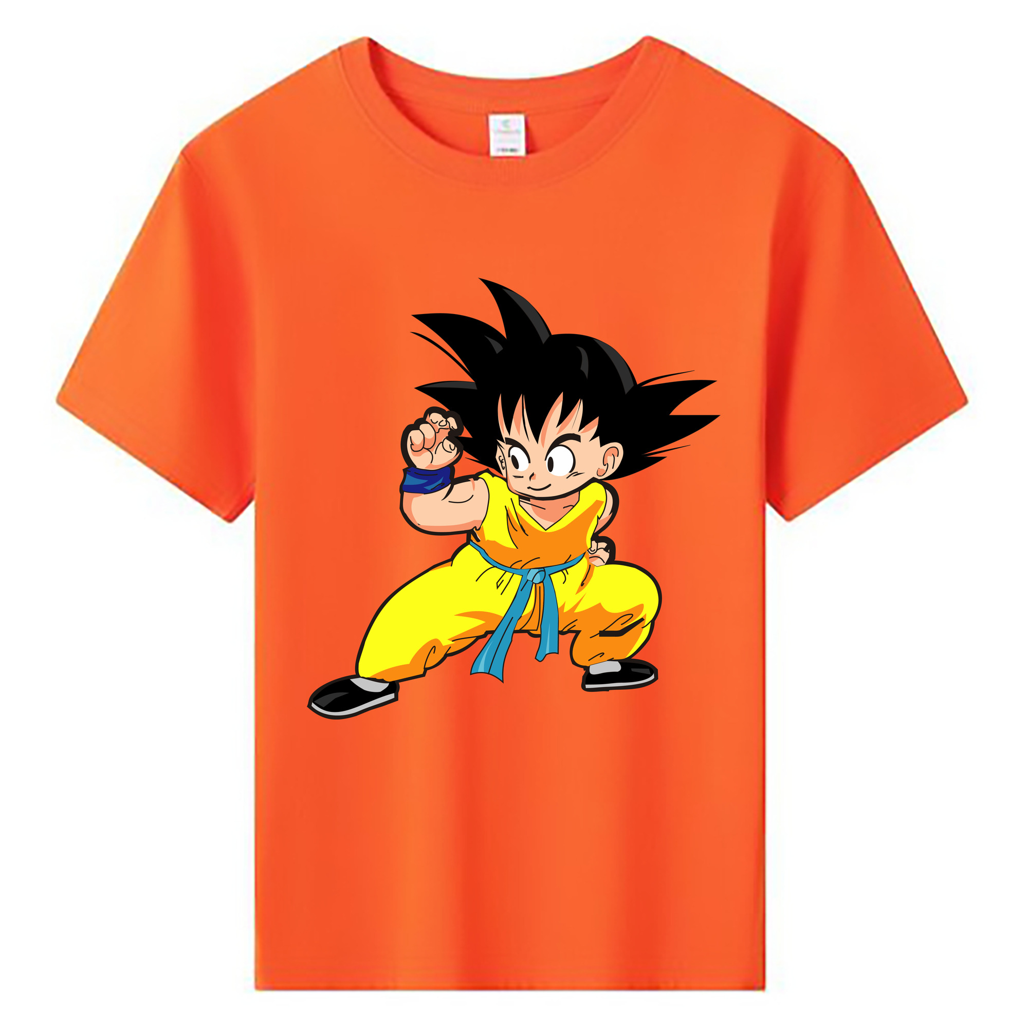 （画像用） ドラゴンボール 孫悟空（そん ごくう）Son Goku カカロット DRAGON BALL Kakarotto 綿100％キッズTシャツ（フロントプリント）