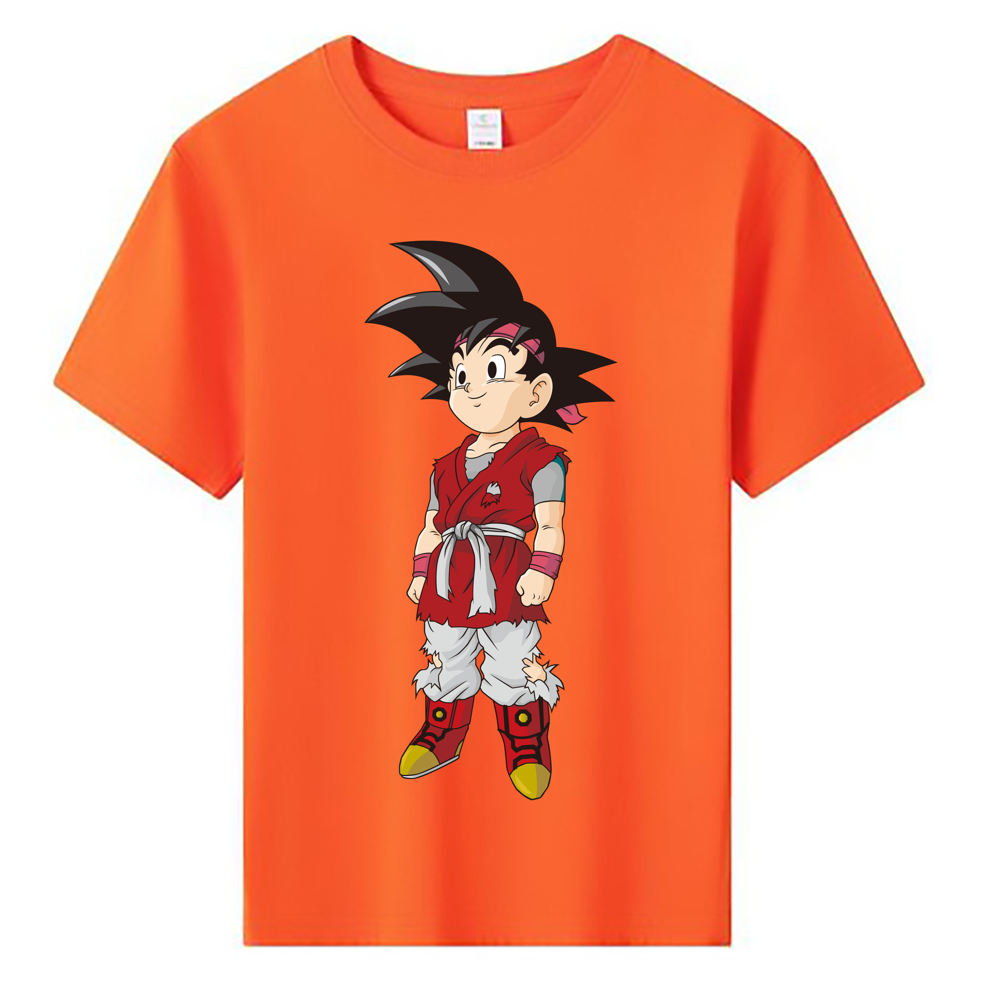 （画像用） ドラゴンボール 孫悟空（そん ごくう）Son Goku カカロット DRAGON BALL Kakarotto 綿100％キッズTシャツ（フロントプリント）