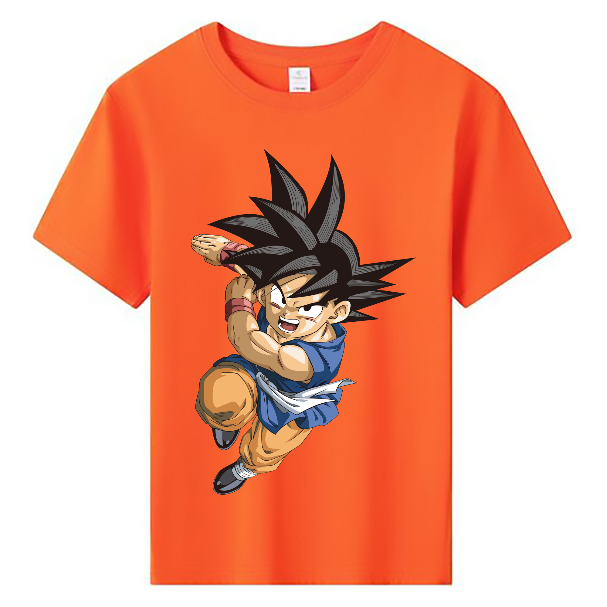 （画像用） ドラゴンボール 孫悟空（そん ごくう）Son Goku カカロット DRAGON BALL Kakarotto 綿100％キッズTシャツ（フロントプリント）