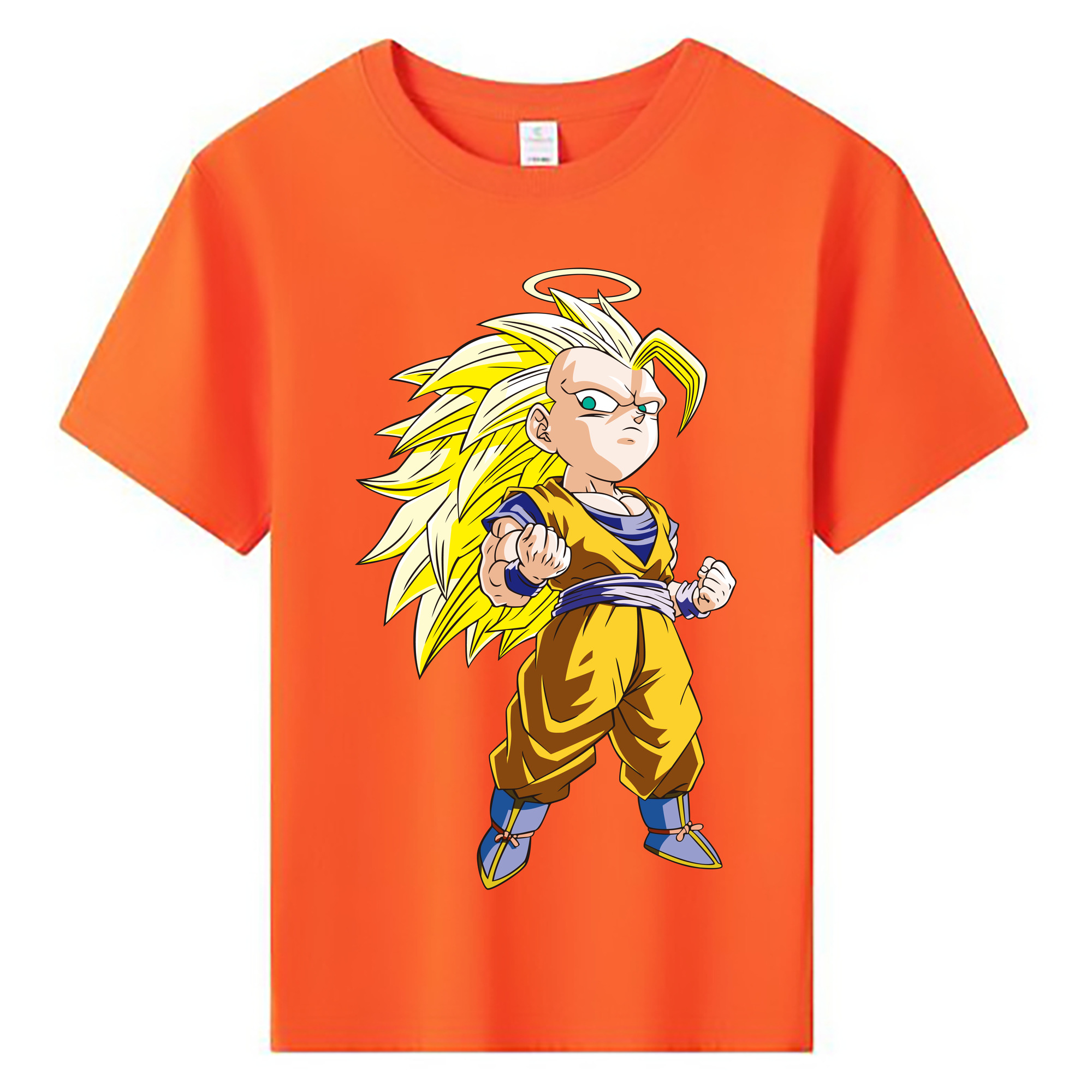 （画像用） ドラゴンボール 孫悟空（そん ごくう）Son Goku カカロット DRAGON BALL Kakarotto 綿100％キッズTシャツ（フロントプリント）